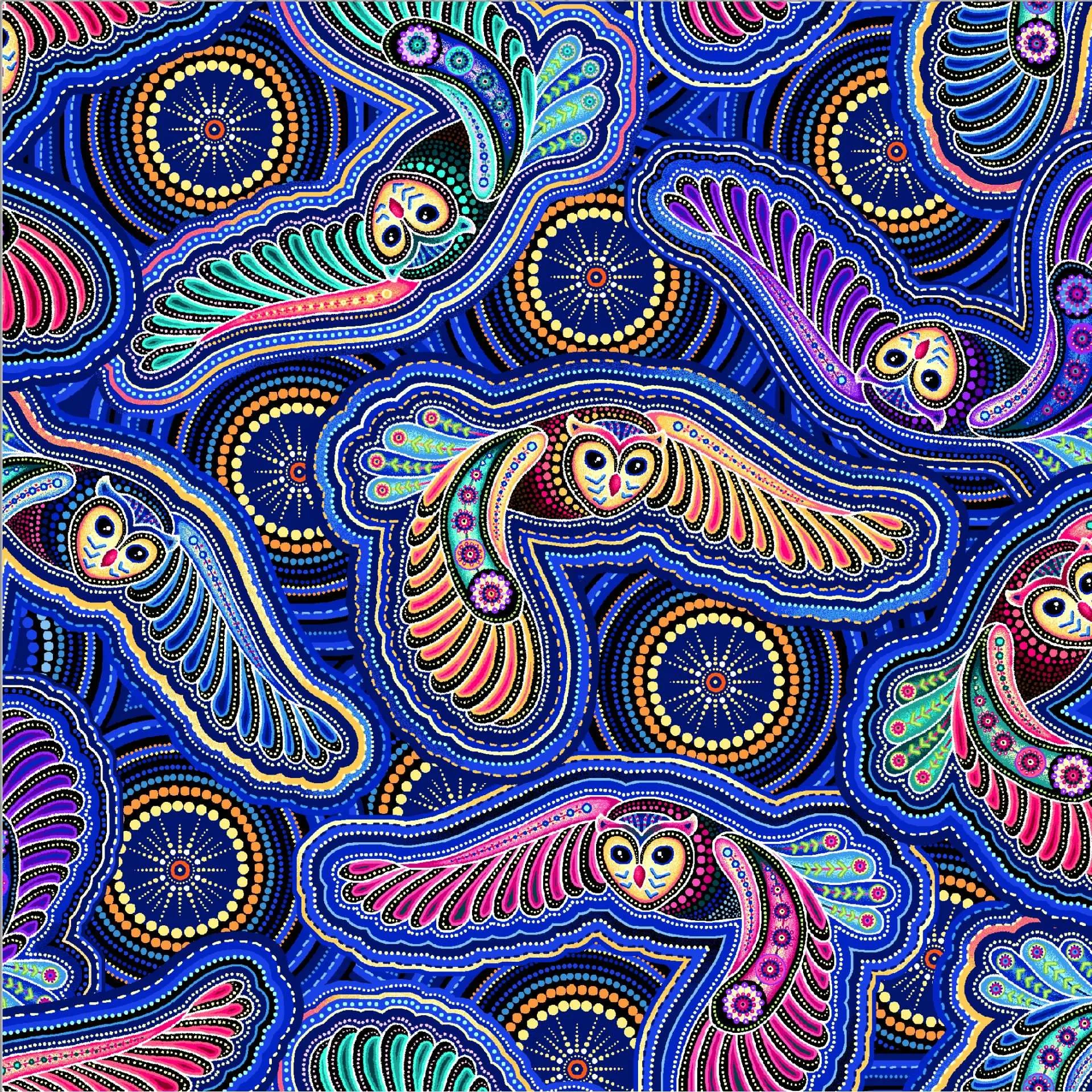 Sahul Land Owls Blue