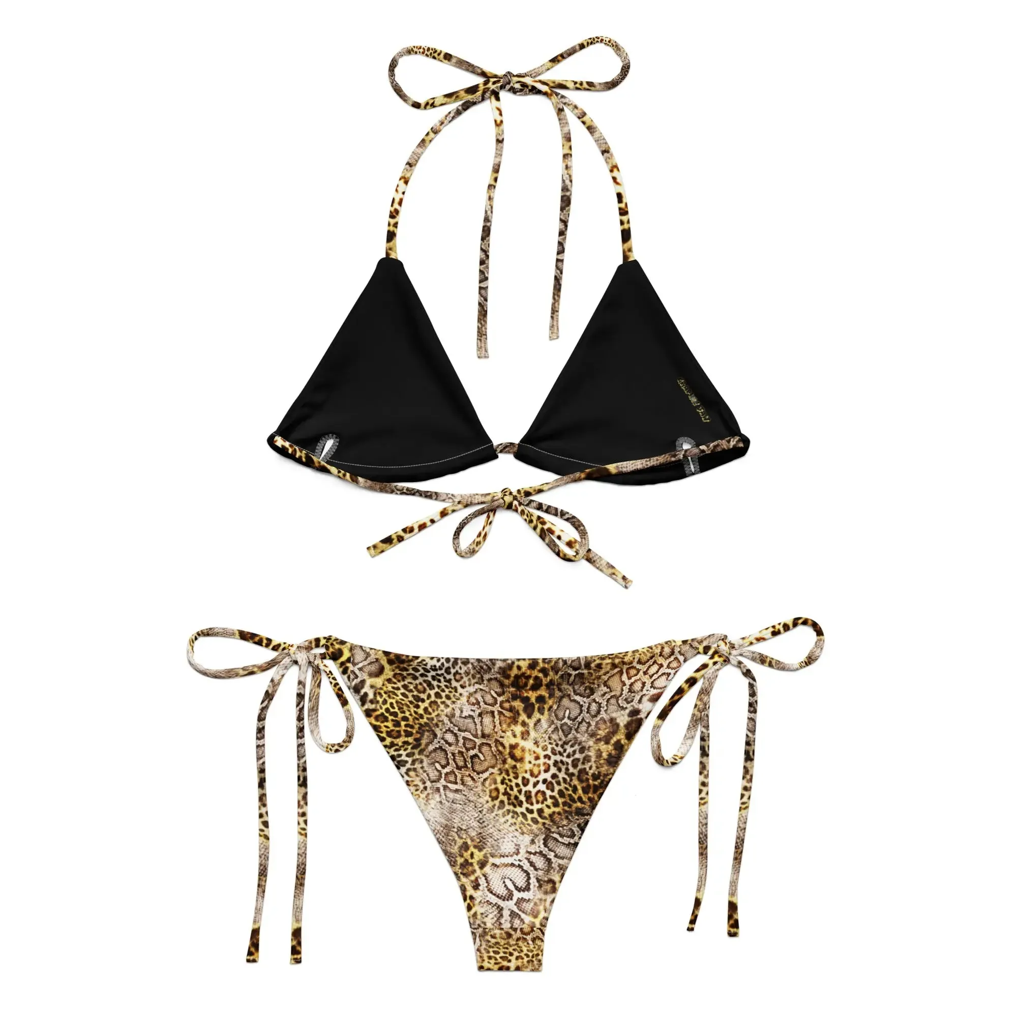 Savanna Print Two Piece String Bikini
