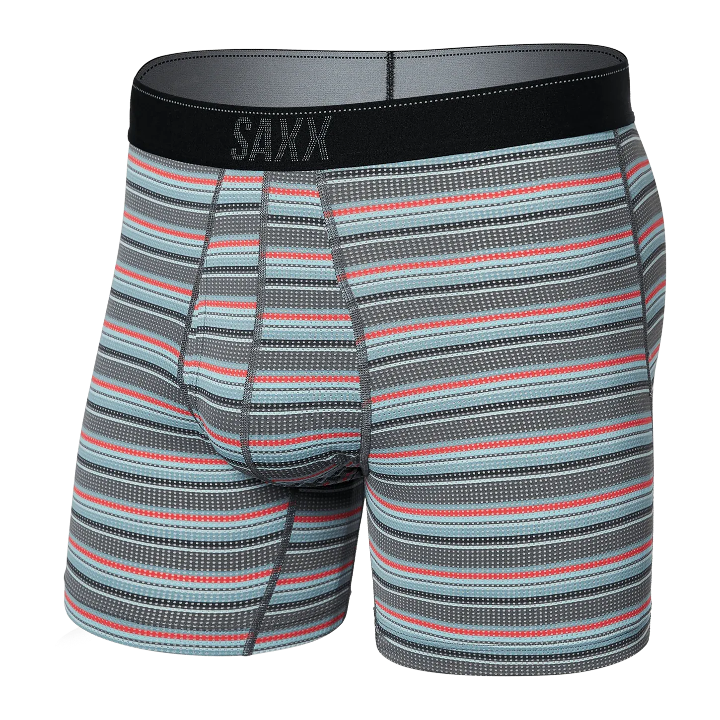Saxx Quest Underwear -  Field Stripe - Charcoal