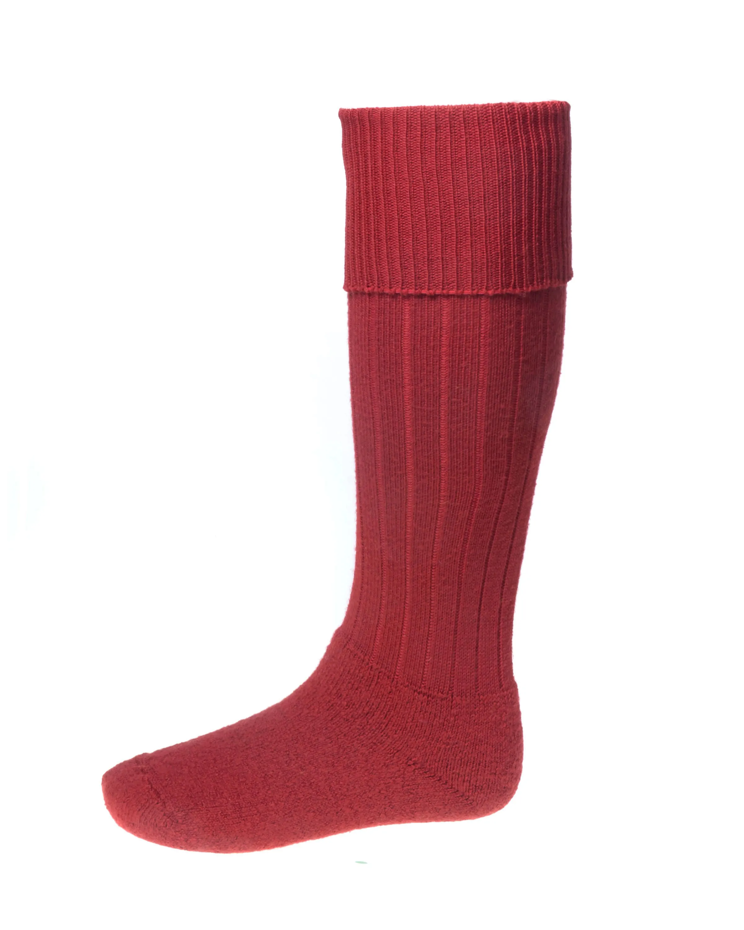 Scarba Knee High Golf Socks made from Merino Wool with removable Garter Ties