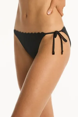 SEA LEVEL- LADIES SCALLOP TIE SIDE SWIM BOTTOM