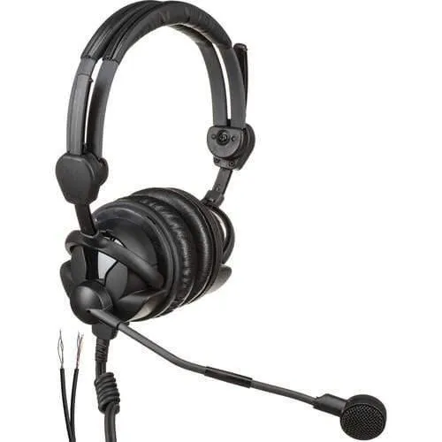 Sennheiser HMD 26-II-600-8 Broadcast Headset with 600 Ohm, Dynamic Microphone & Open-Ended Cable