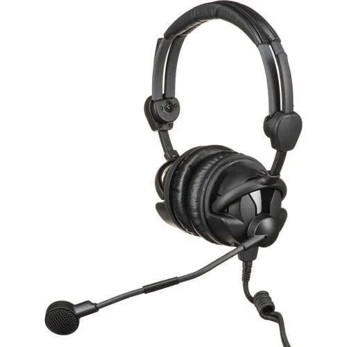 Sennheiser HMD 26-II-600-8 Broadcast Headset with 600 Ohm, Dynamic Microphone & Open-Ended Cable