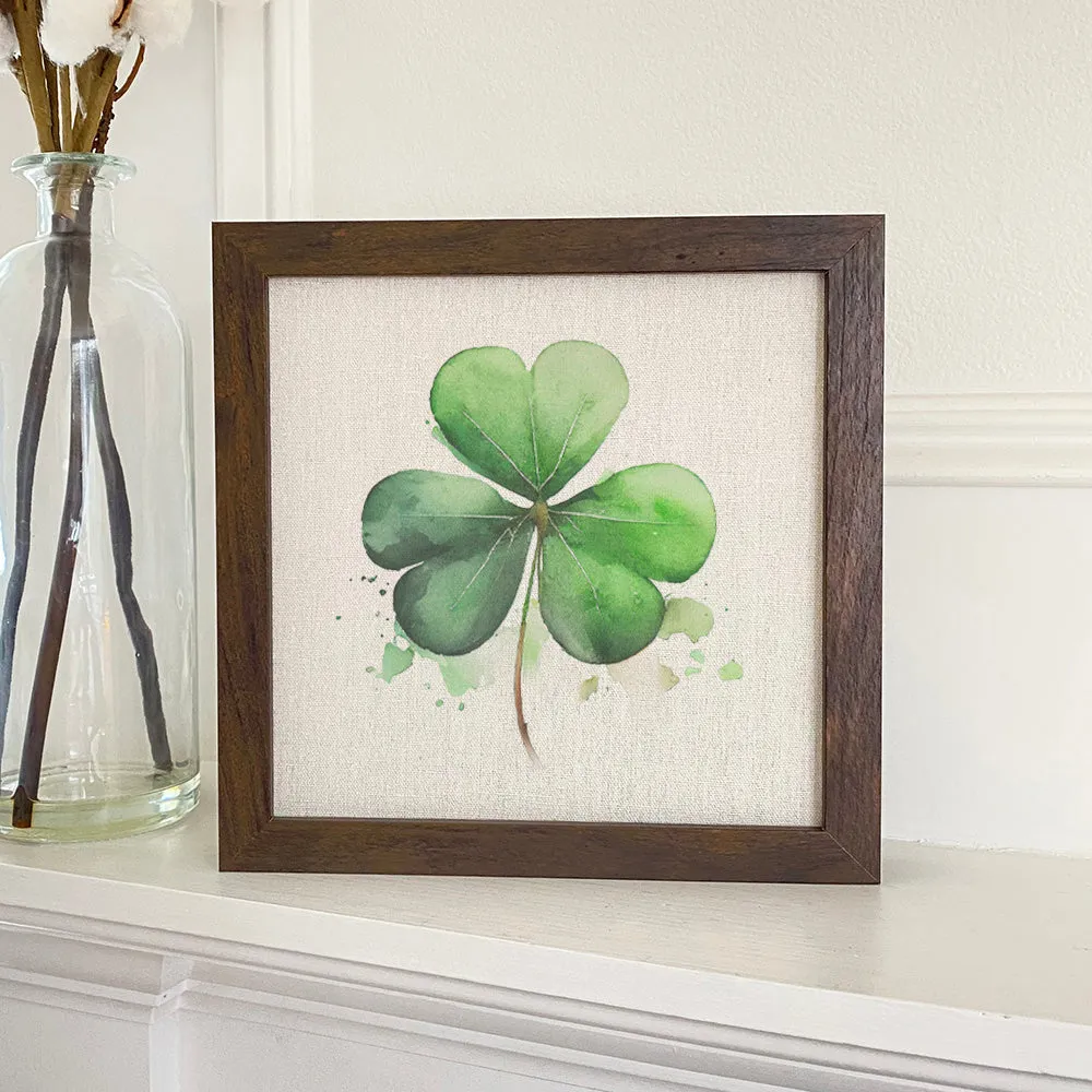 Shamrock - Framed Sign