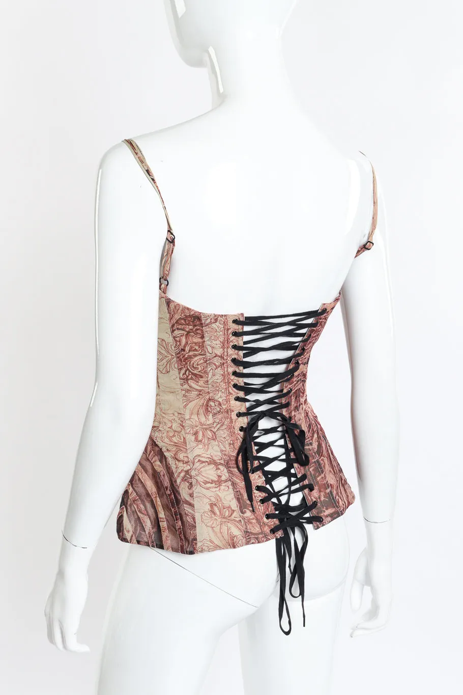 Silk Chiffon Rococo Corset Top