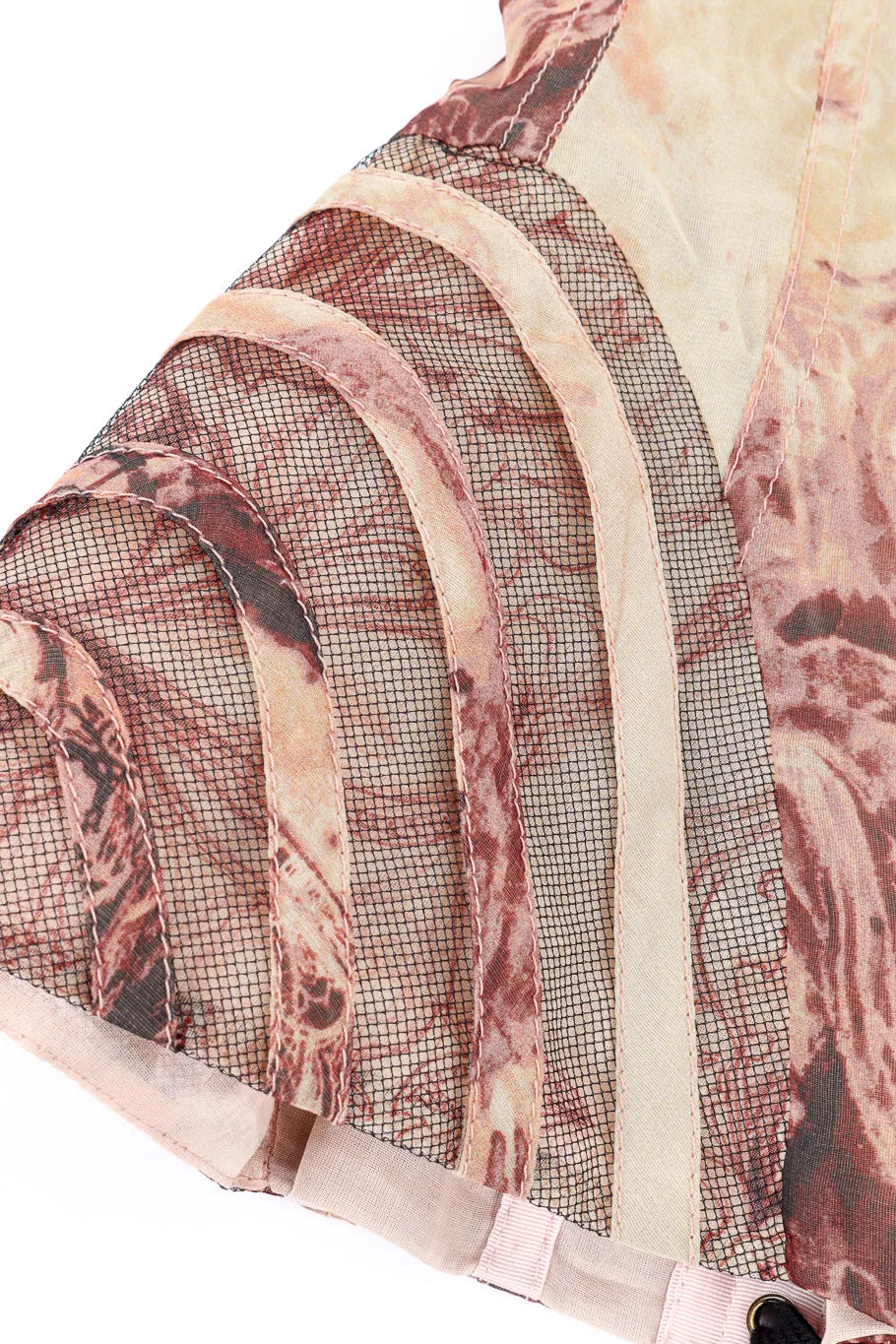 Silk Chiffon Rococo Corset Top