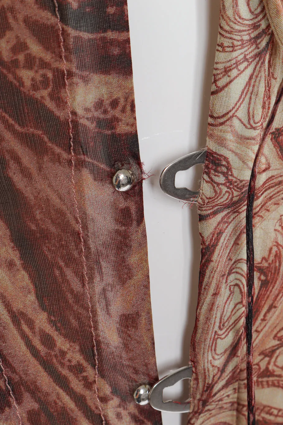 Silk Chiffon Rococo Corset Top