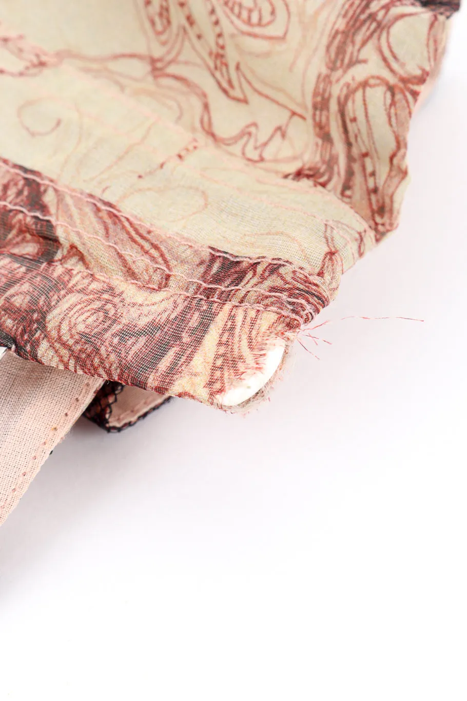 Silk Chiffon Rococo Corset Top