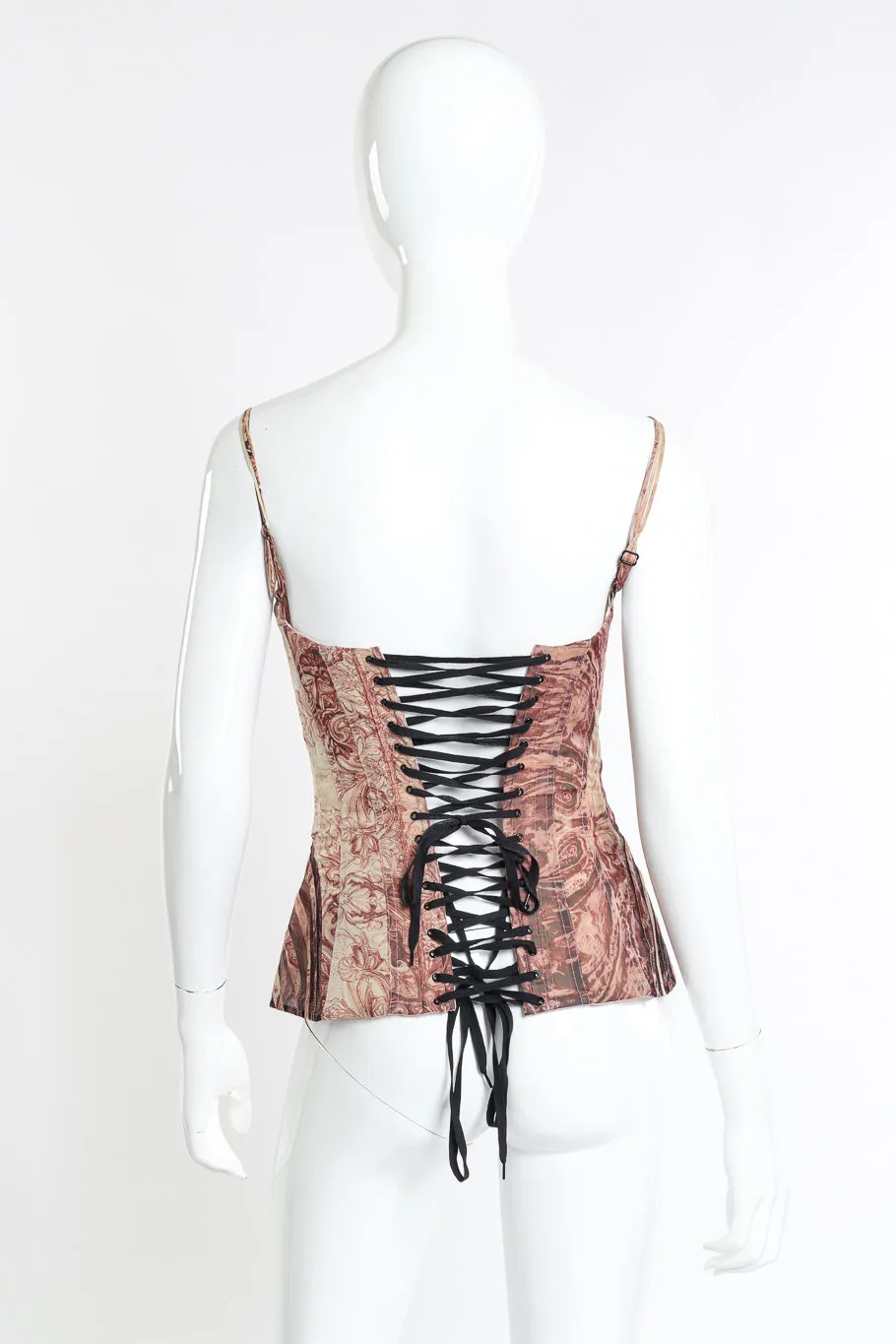 Silk Chiffon Rococo Corset Top
