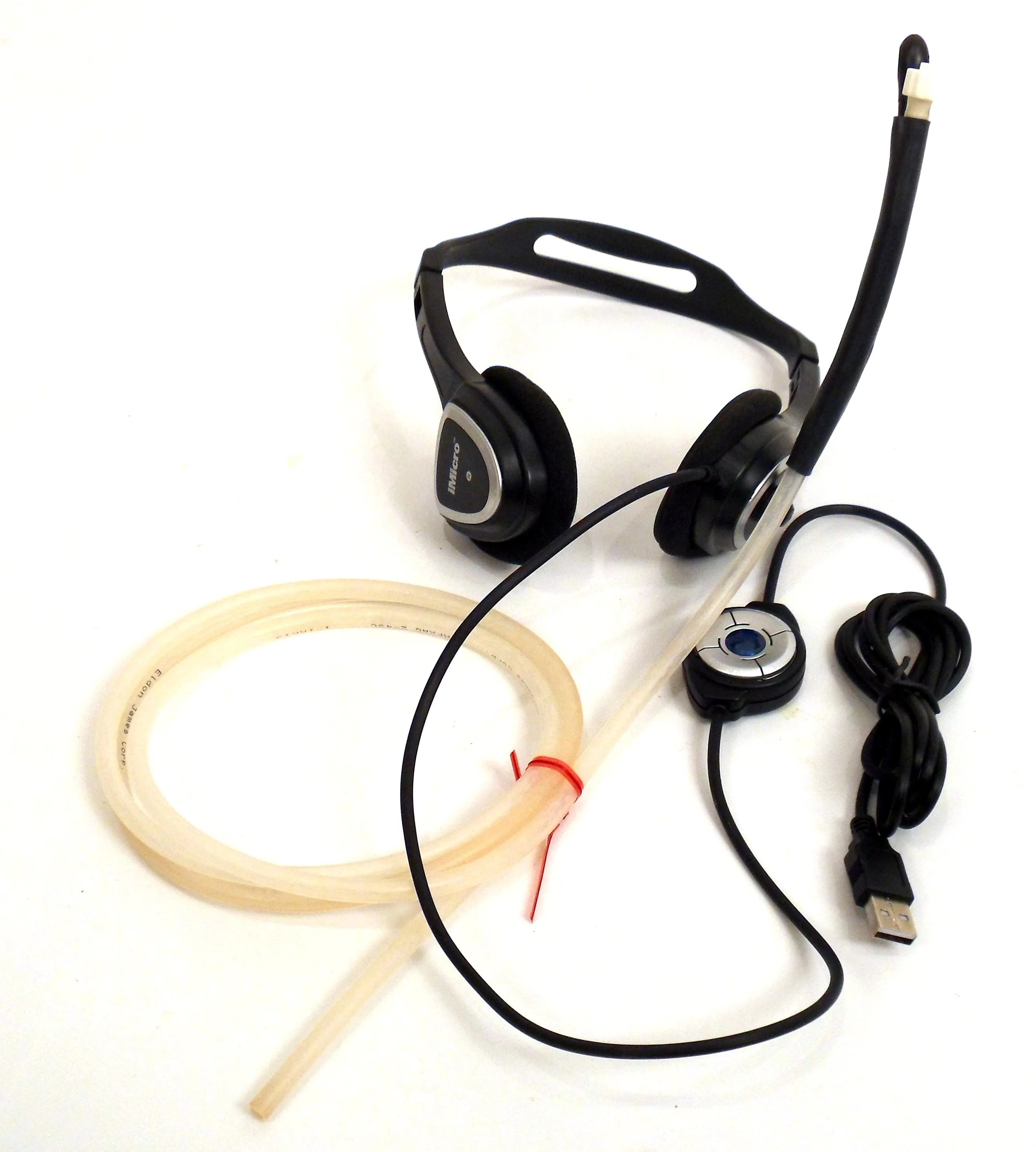Sip-n-Puff Switches on Headset or Flexarm
