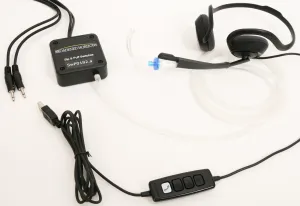 Sip-n-Puff Switches on Headset or Flexarm