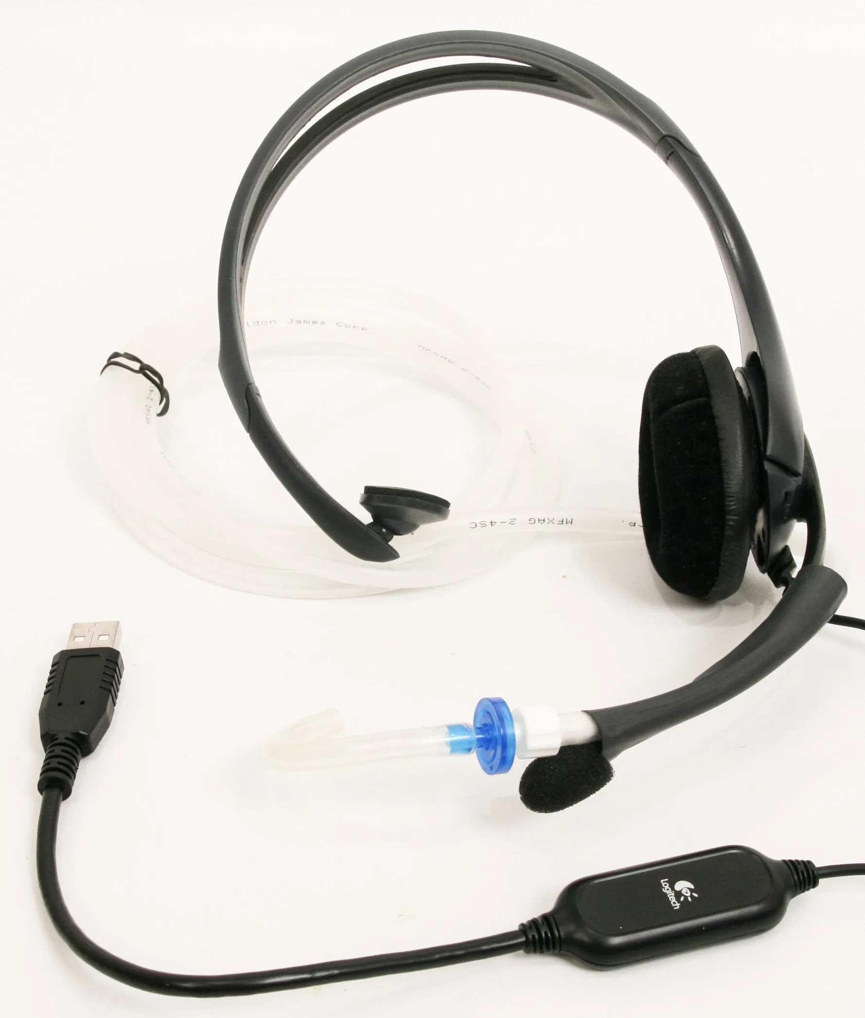 Sip-n-Puff Switches on Headset or Flexarm