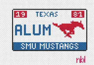 SMU License Plate