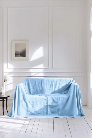 Sofa cover - light blue