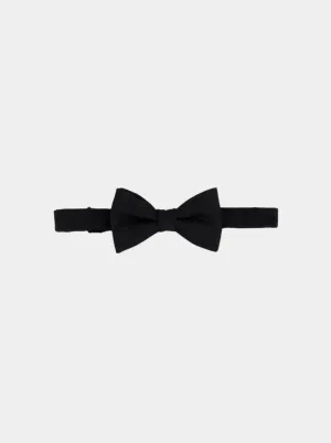 SOLID PAISLEY BOW TIE