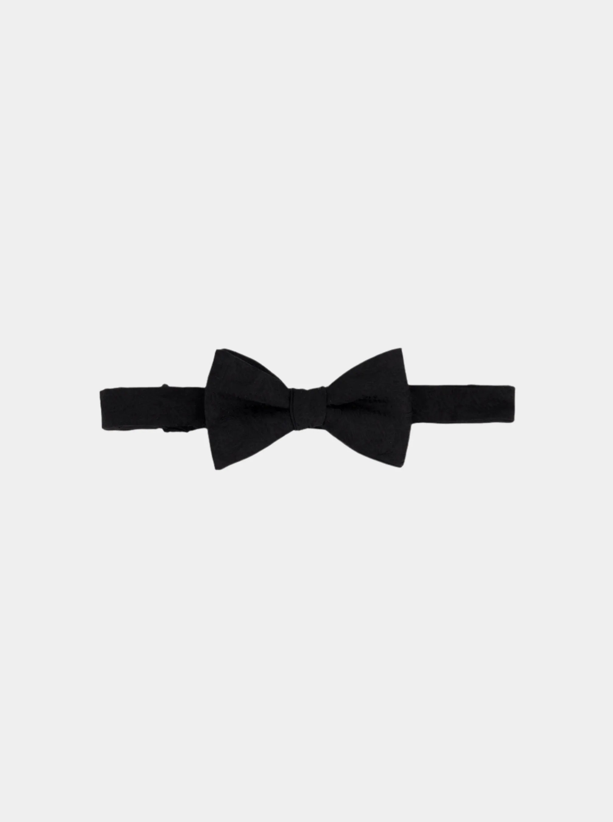 SOLID PAISLEY BOW TIE