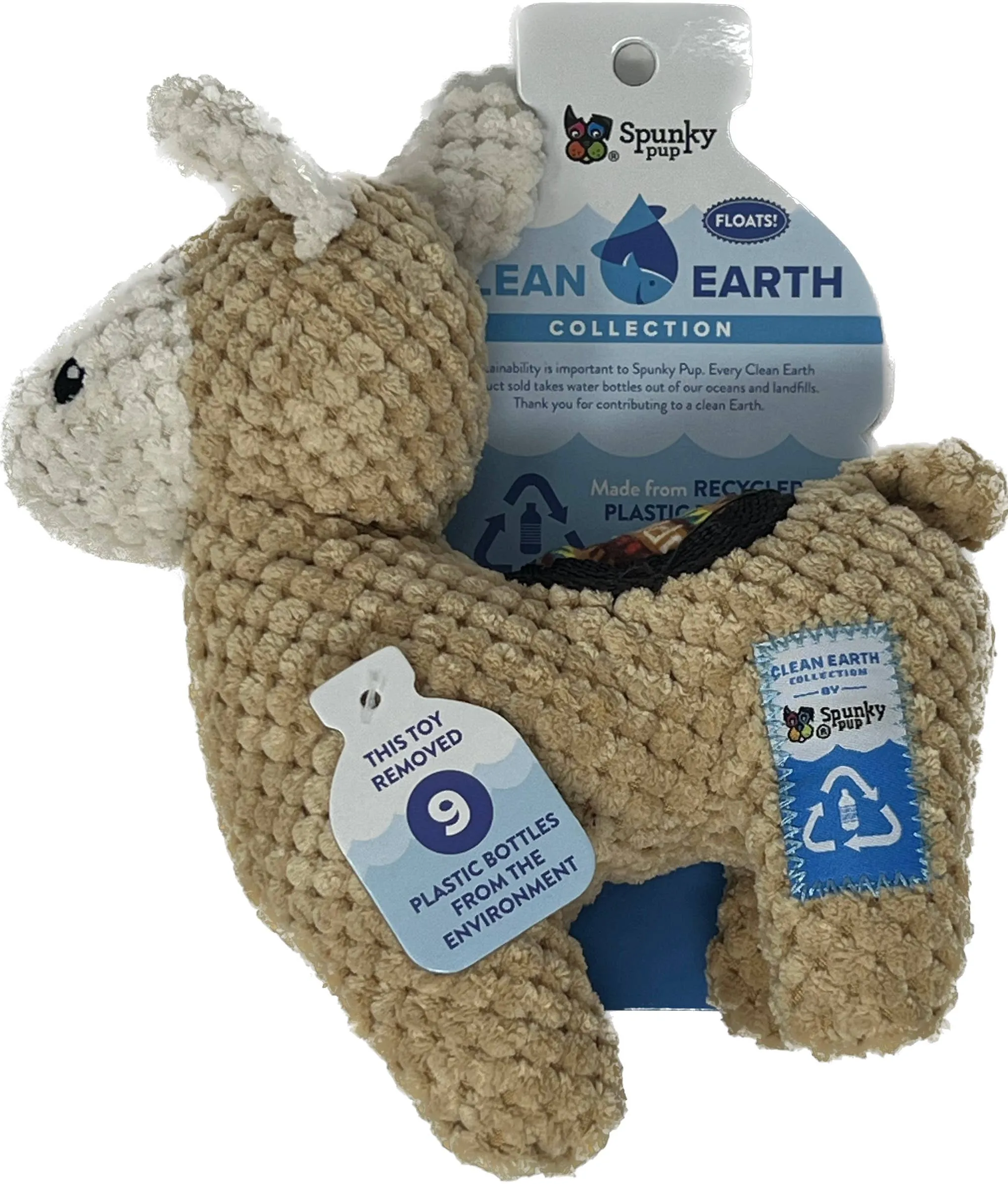 Spunky Pup - Clean Earth Recycled Plush Toys - 100% Sustainable: Small / Manatee