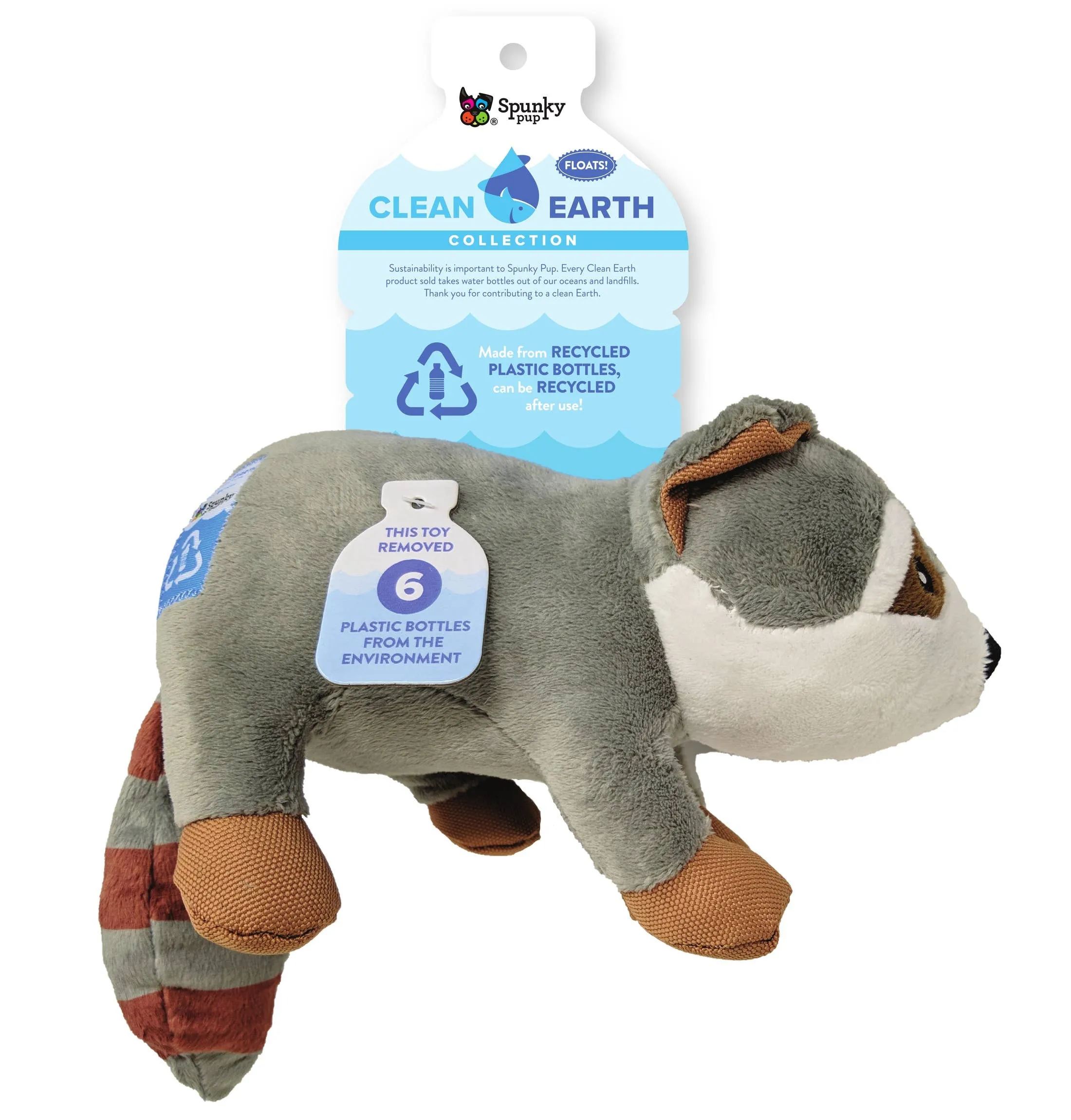 Spunky Pup - Clean Earth Recycled Plush Toys - 100% Sustainable: Small / Manatee