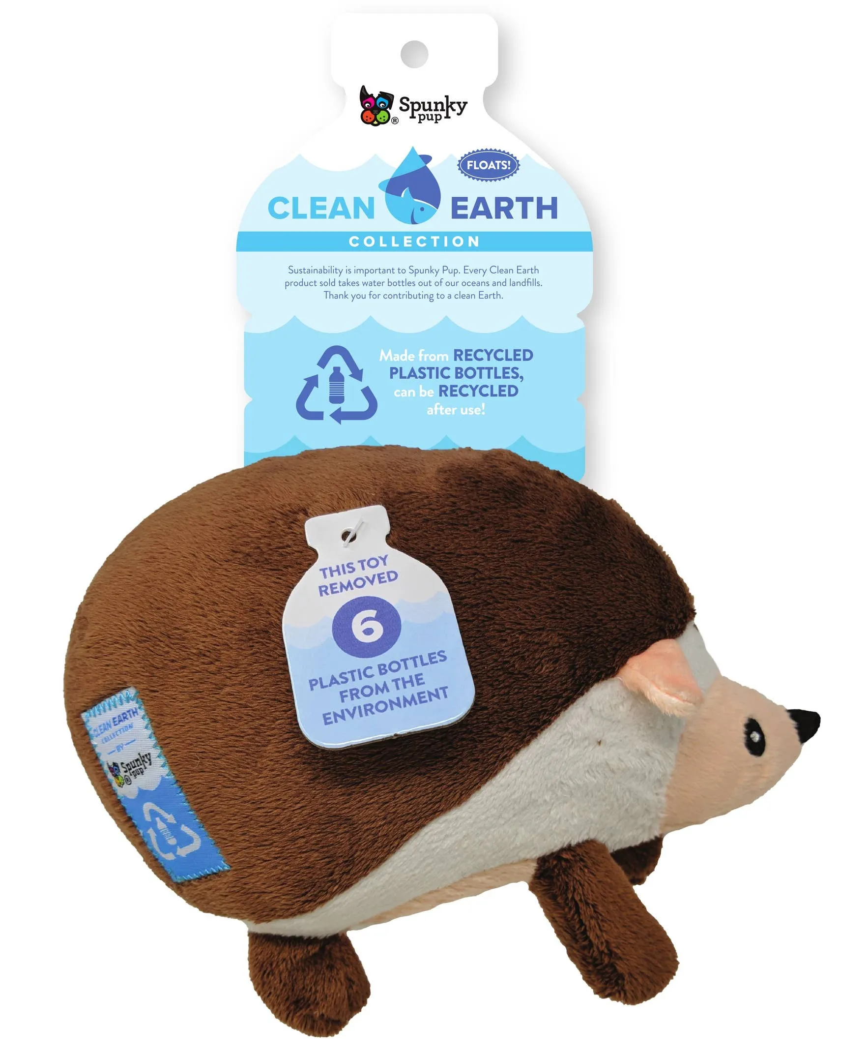 Spunky Pup - Clean Earth Recycled Plush Toys - 100% Sustainable: Small / Manatee