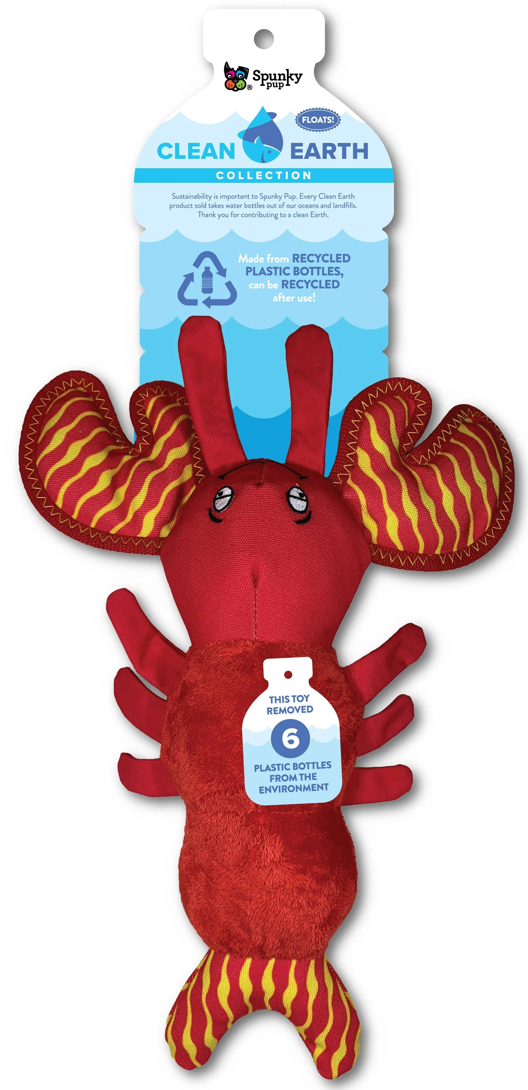 Spunky Pup - Clean Earth Recycled Plush Toys - 100% Sustainable: Small / Manatee