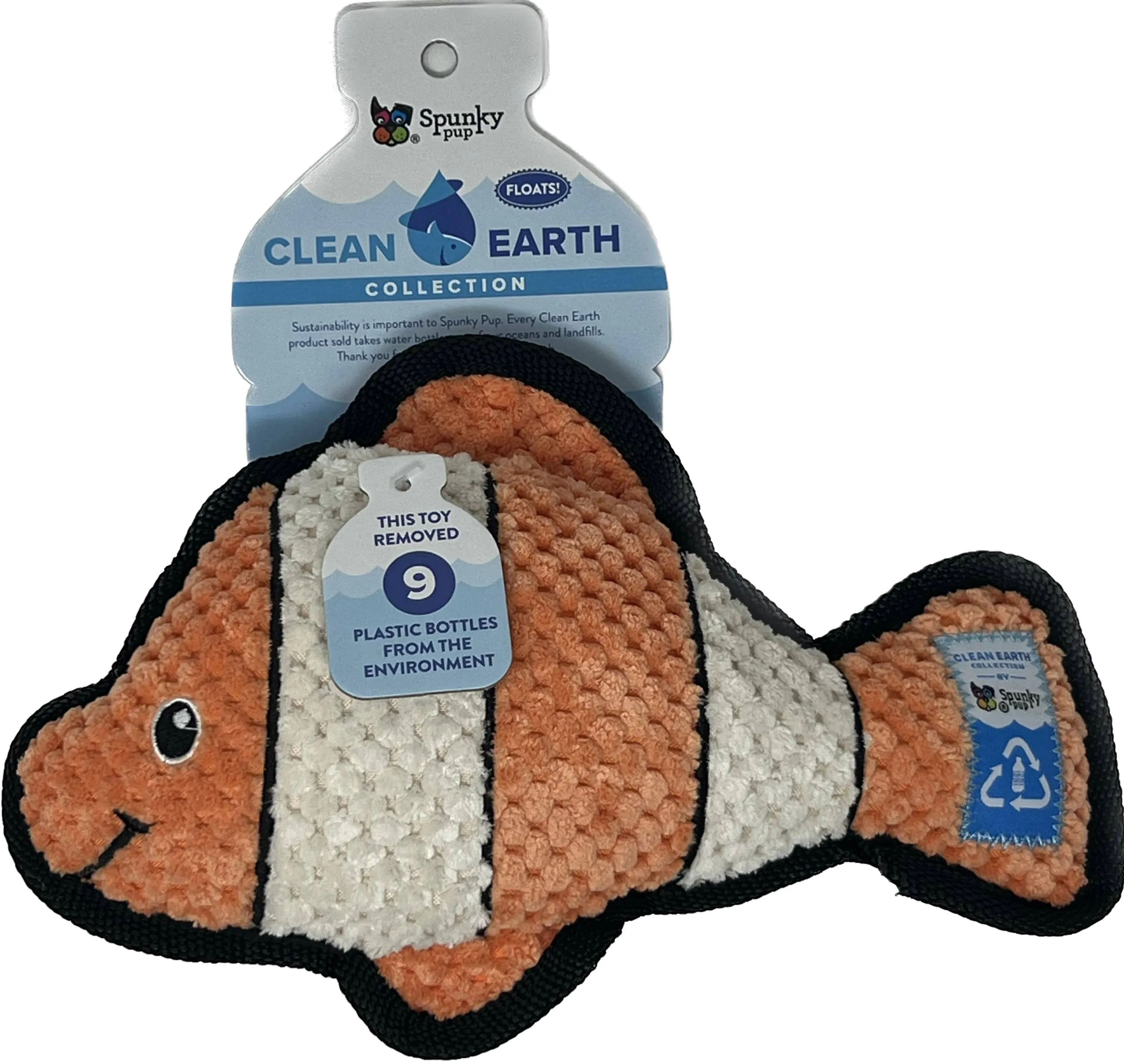 Spunky Pup - Clean Earth Recycled Plush Toys - 100% Sustainable: Small / Manatee