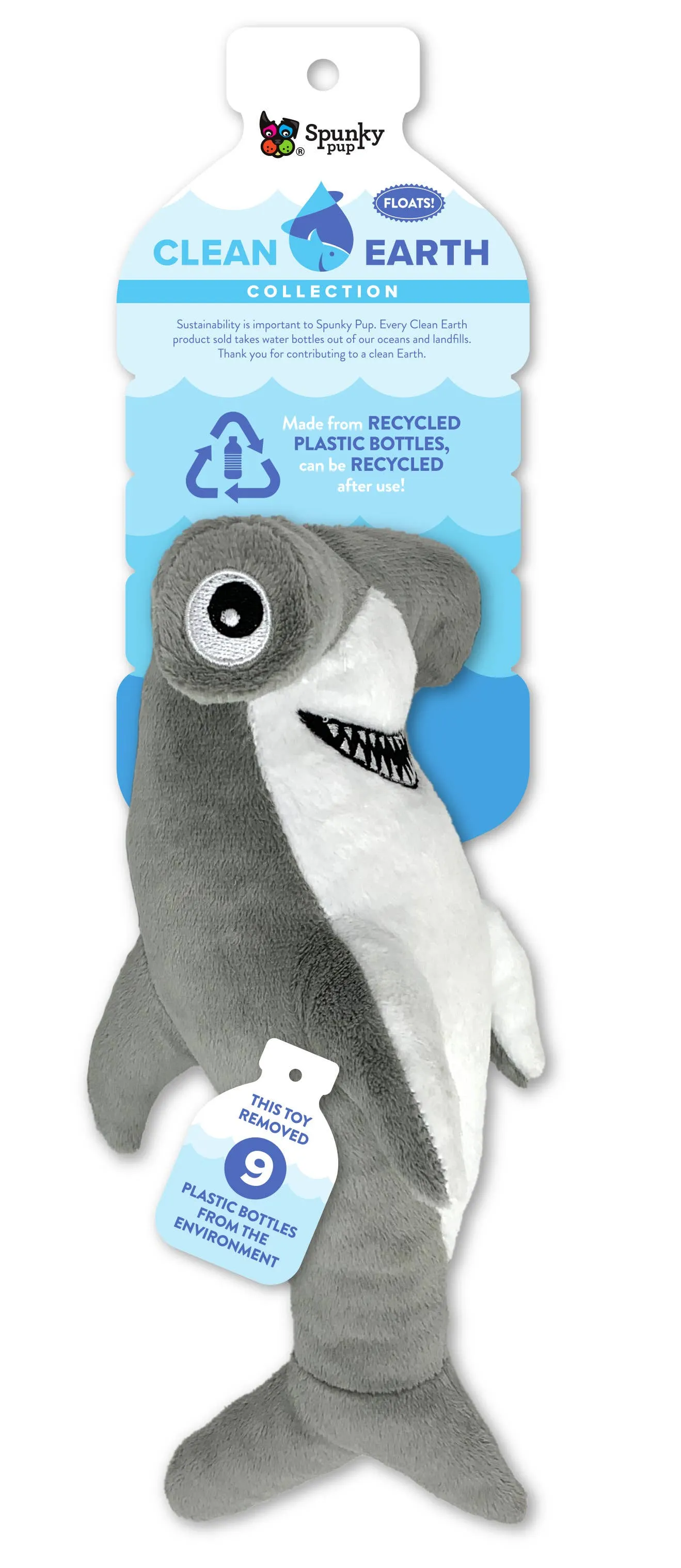 Spunky Pup - Clean Earth Recycled Plush Toys - 100% Sustainable: Small / Manatee