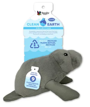 Spunky Pup - Clean Earth Recycled Plush Toys - 100% Sustainable: Small / Manatee