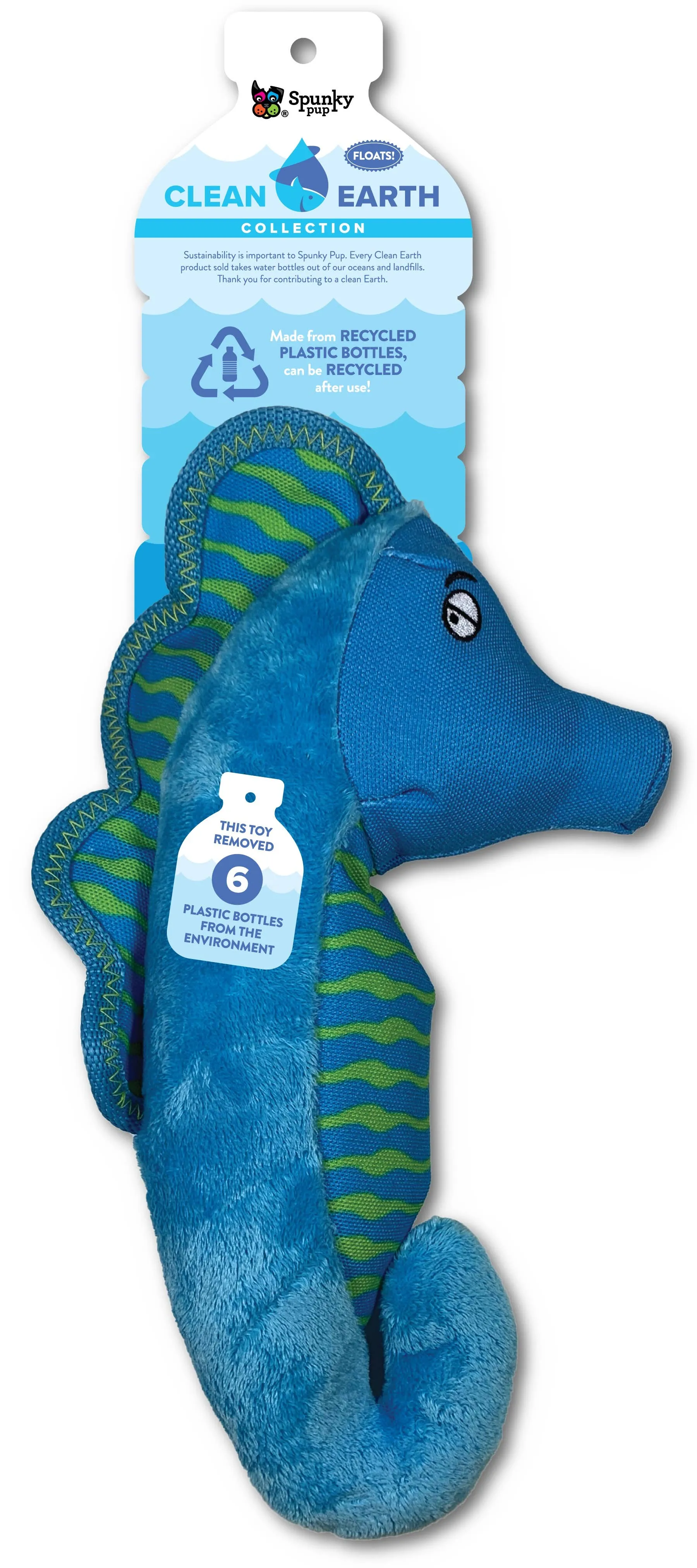 Spunky Pup - Clean Earth Recycled Plush Toys - 100% Sustainable: Small / Manatee