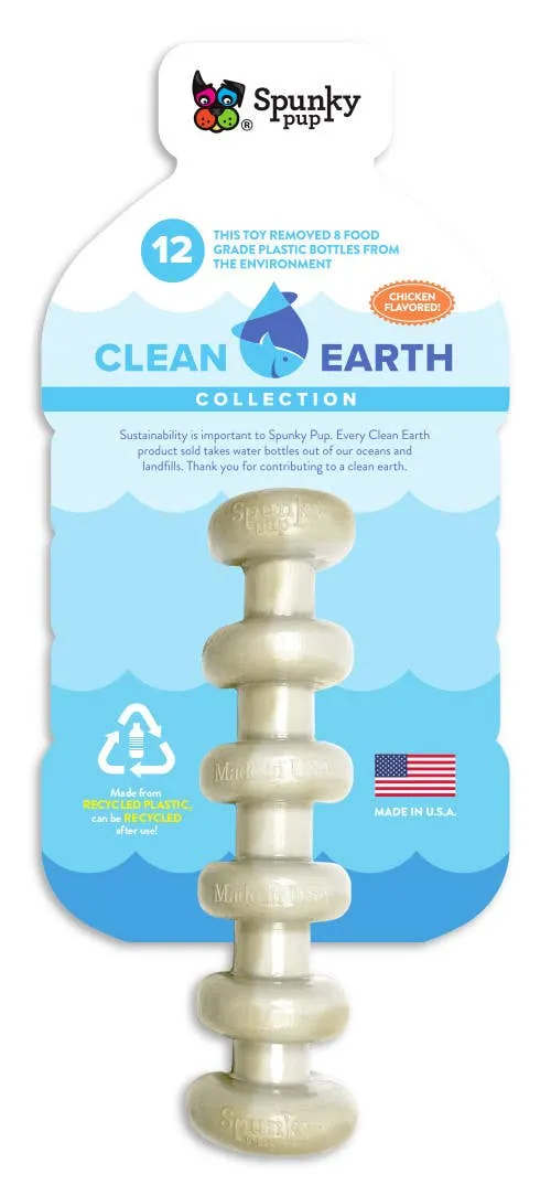 Spunky Pup Dog Toys - Clean Earth Recycled Hard Chews - Made in the USA