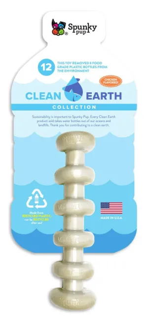 Spunky Pup Dog Toys - Clean Earth Recycled Hard Chews - Made in the USA