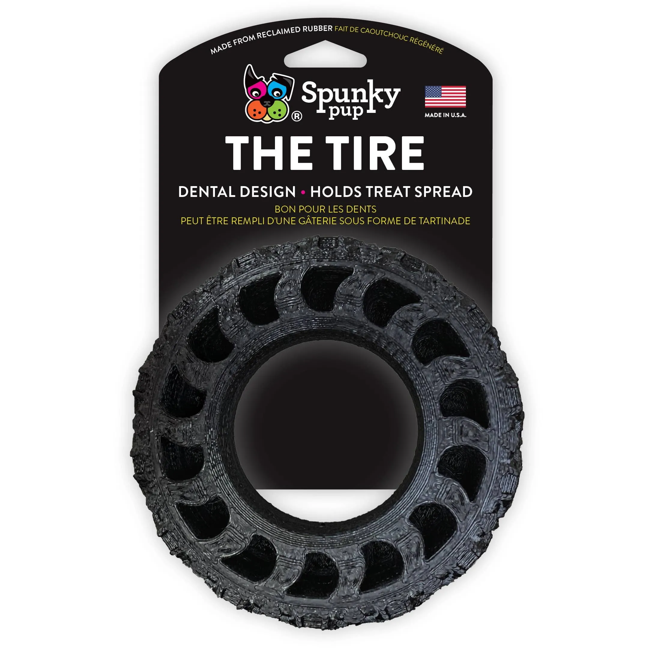 Spunky Pup "The Tire" Recycled Rubber Toy