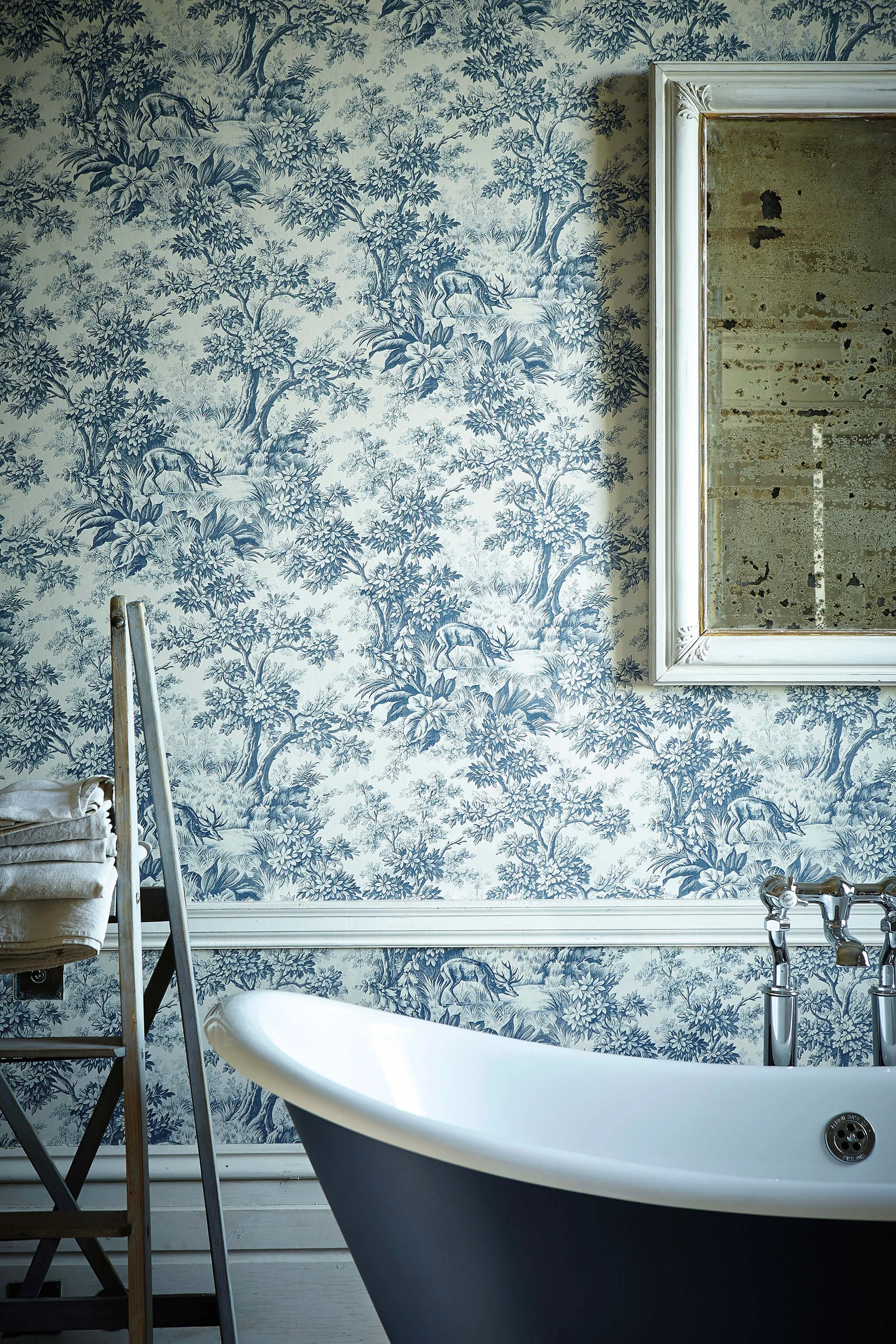 Stag Toile Wallpaper by Little Greene