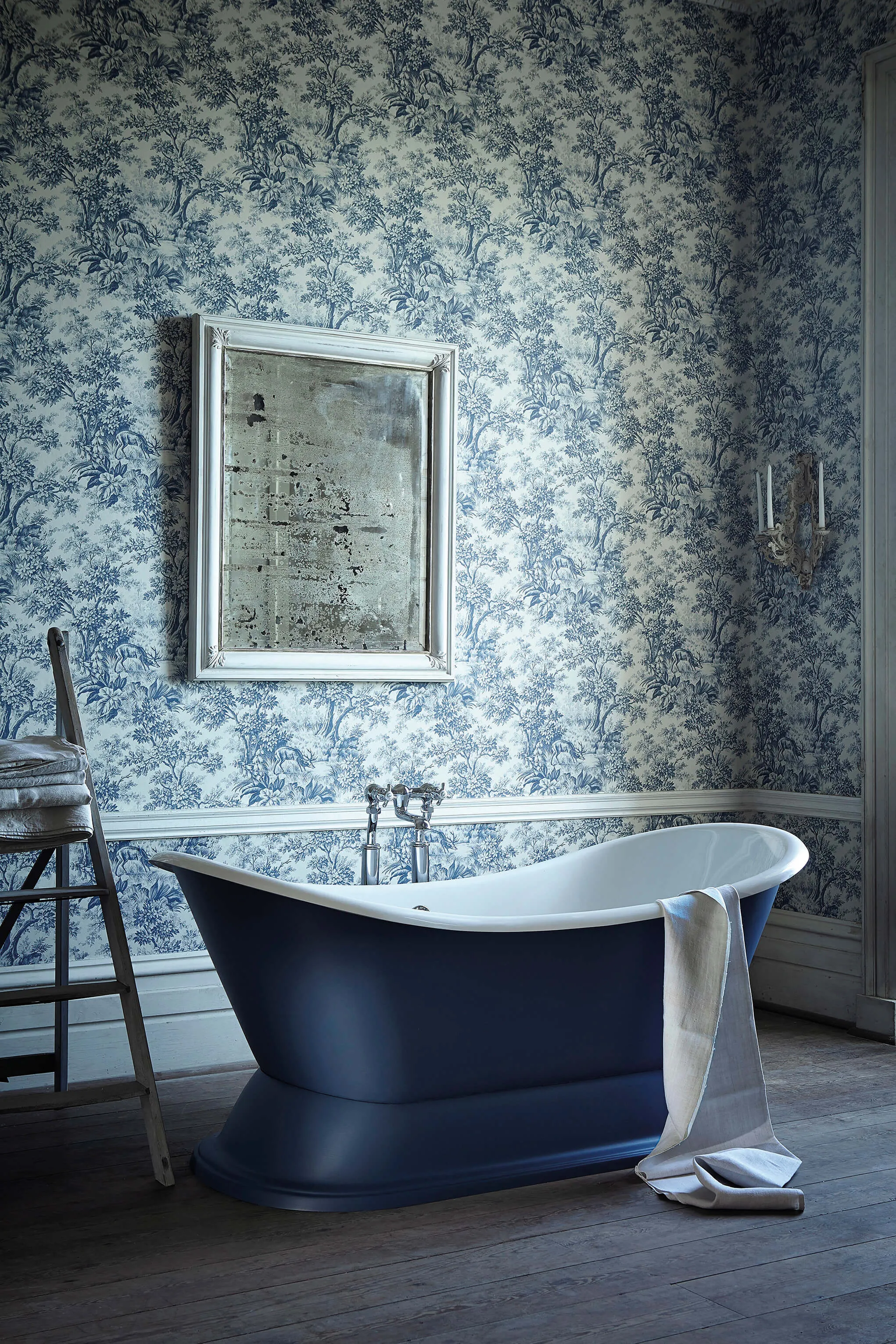 Stag Toile Wallpaper by Little Greene