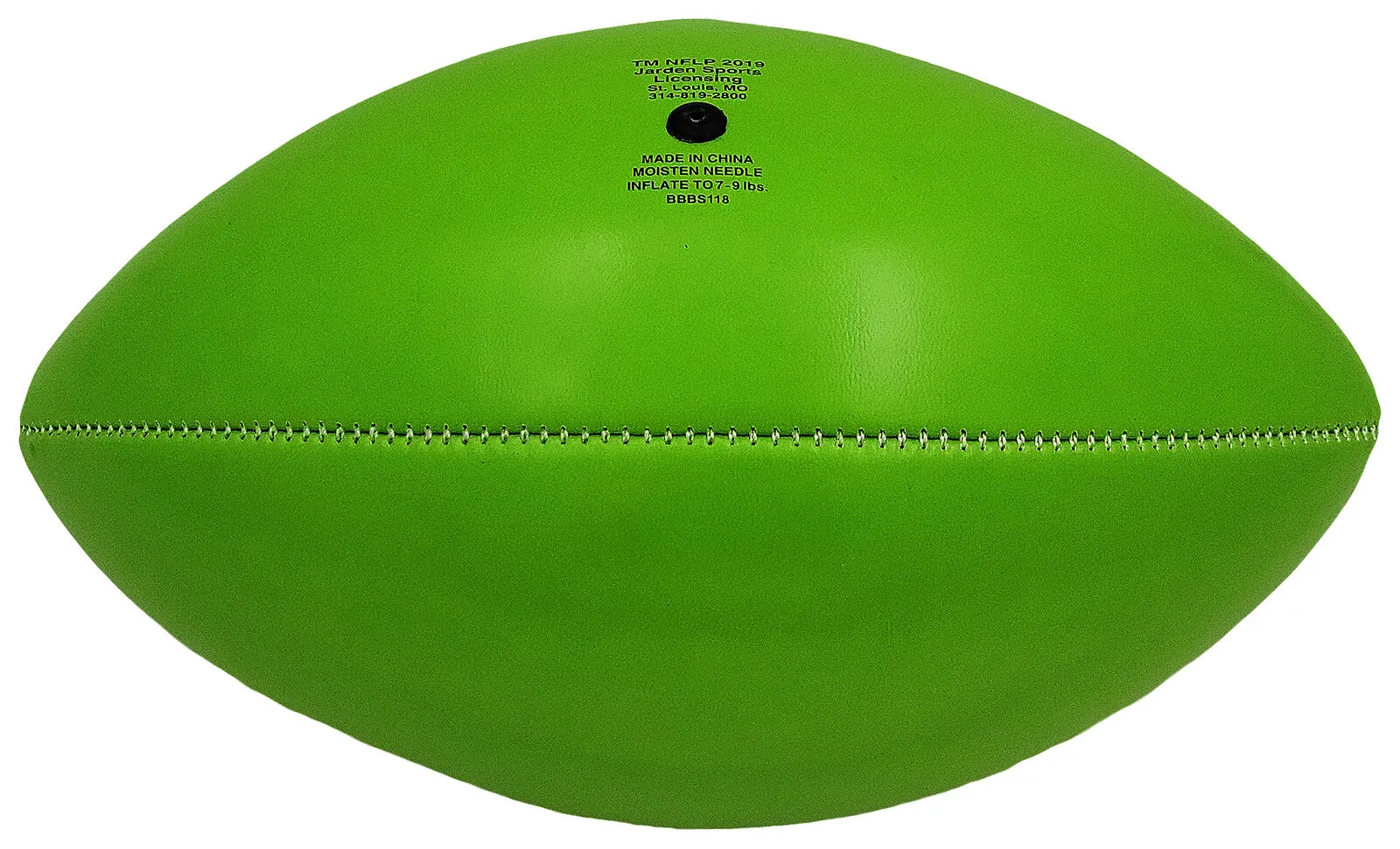 STEVE LARGENT & JIM ZORN AUTOGRAPHED SEAHAWKS GREEN LOGO FOOTBALL MCS 210467