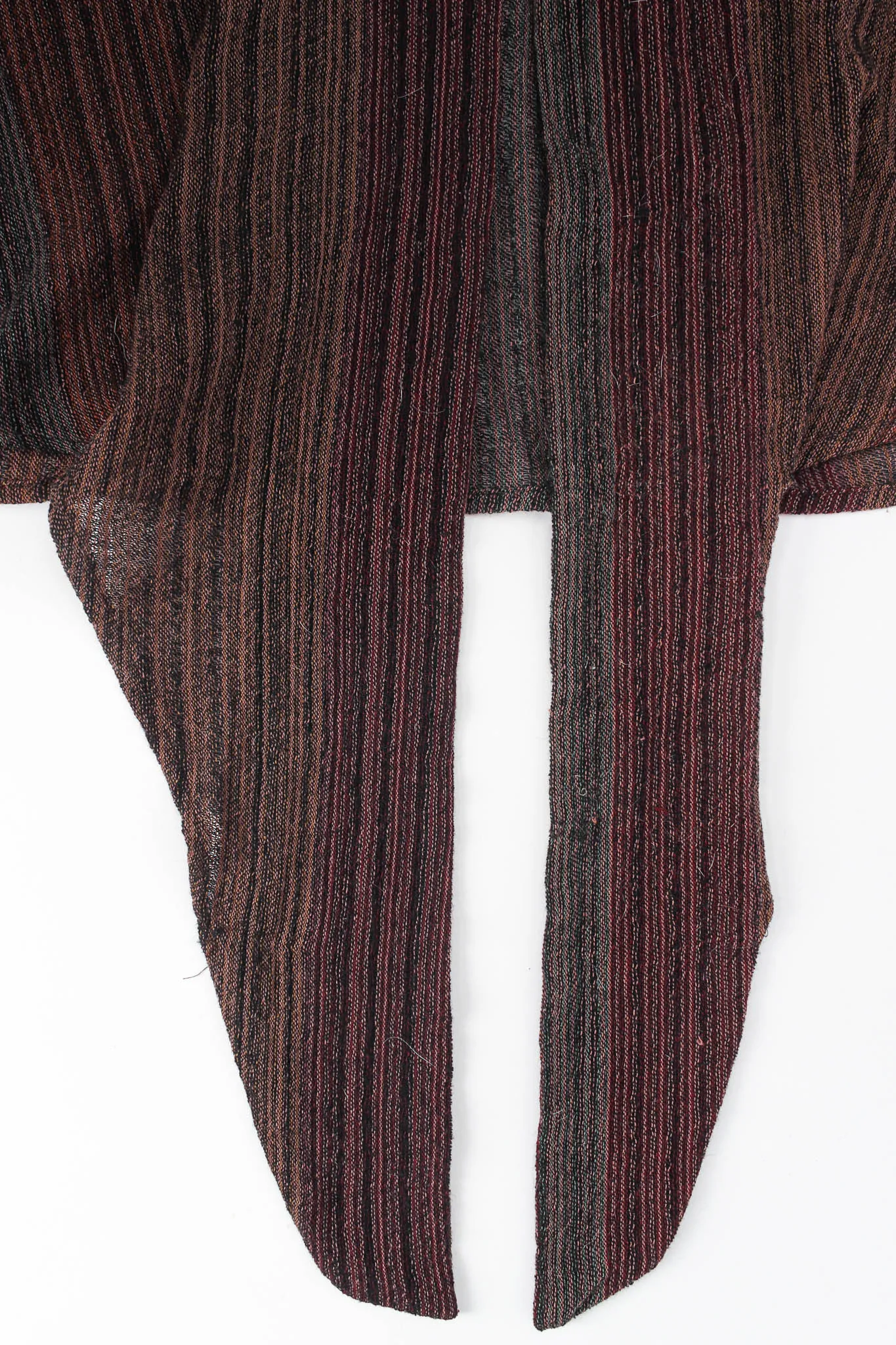 Stripe Wrap Top & Suspender Skirt Set