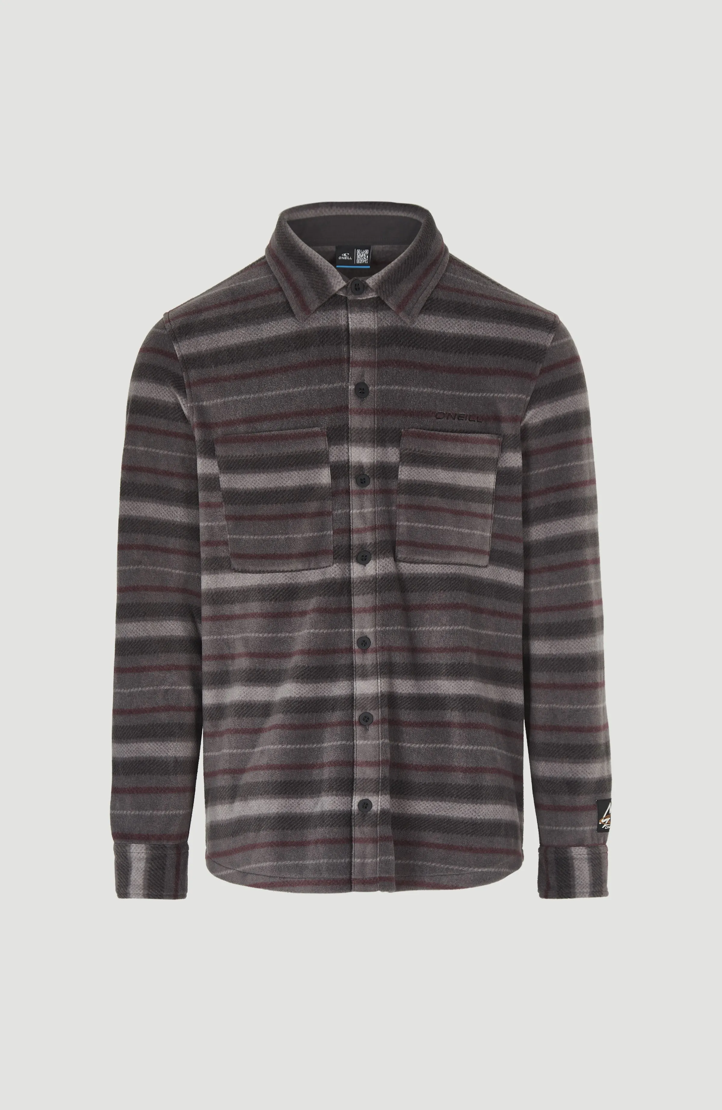 Superfleece Shirt | Grey Crossover Stripe