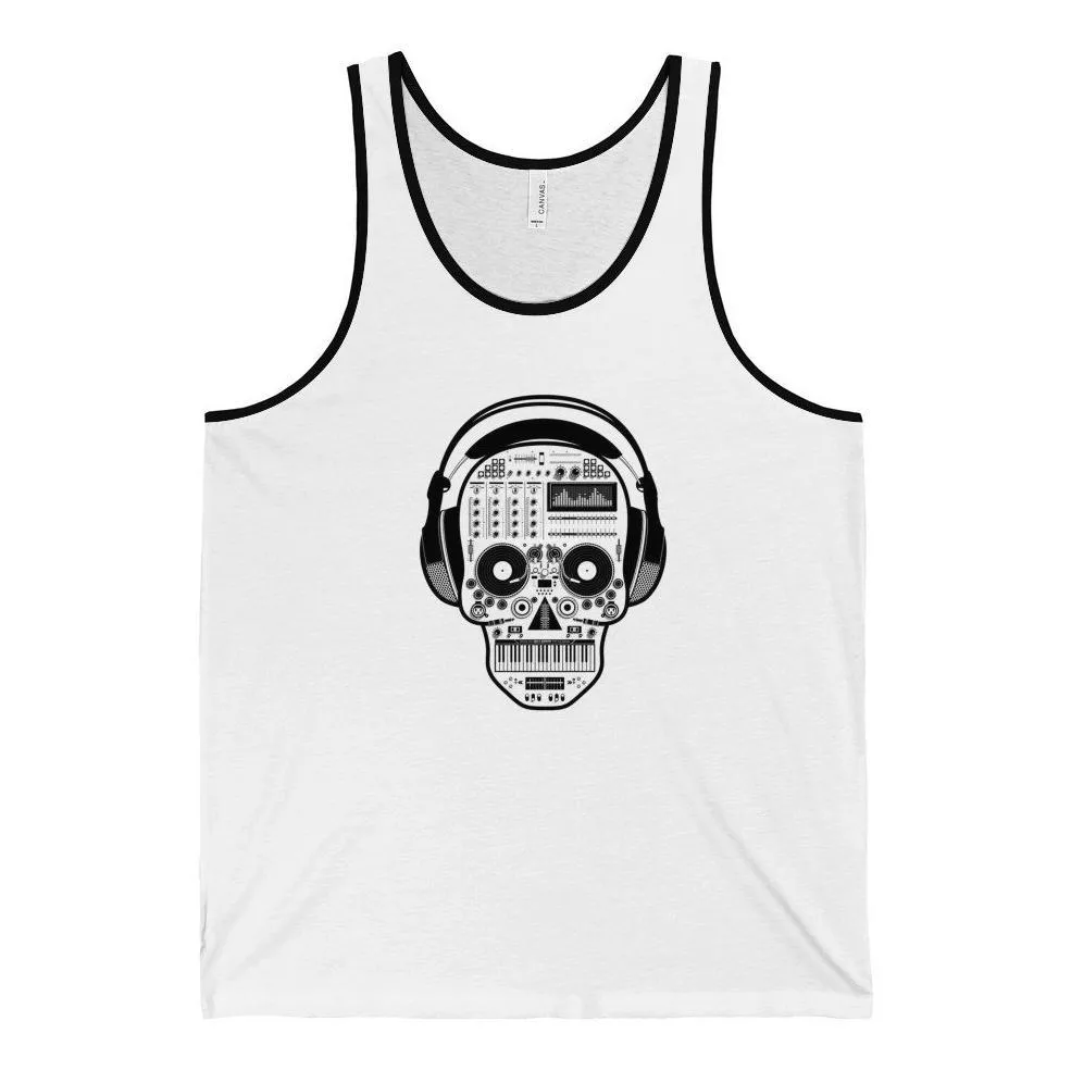 Synthesizer Skull Tank Top