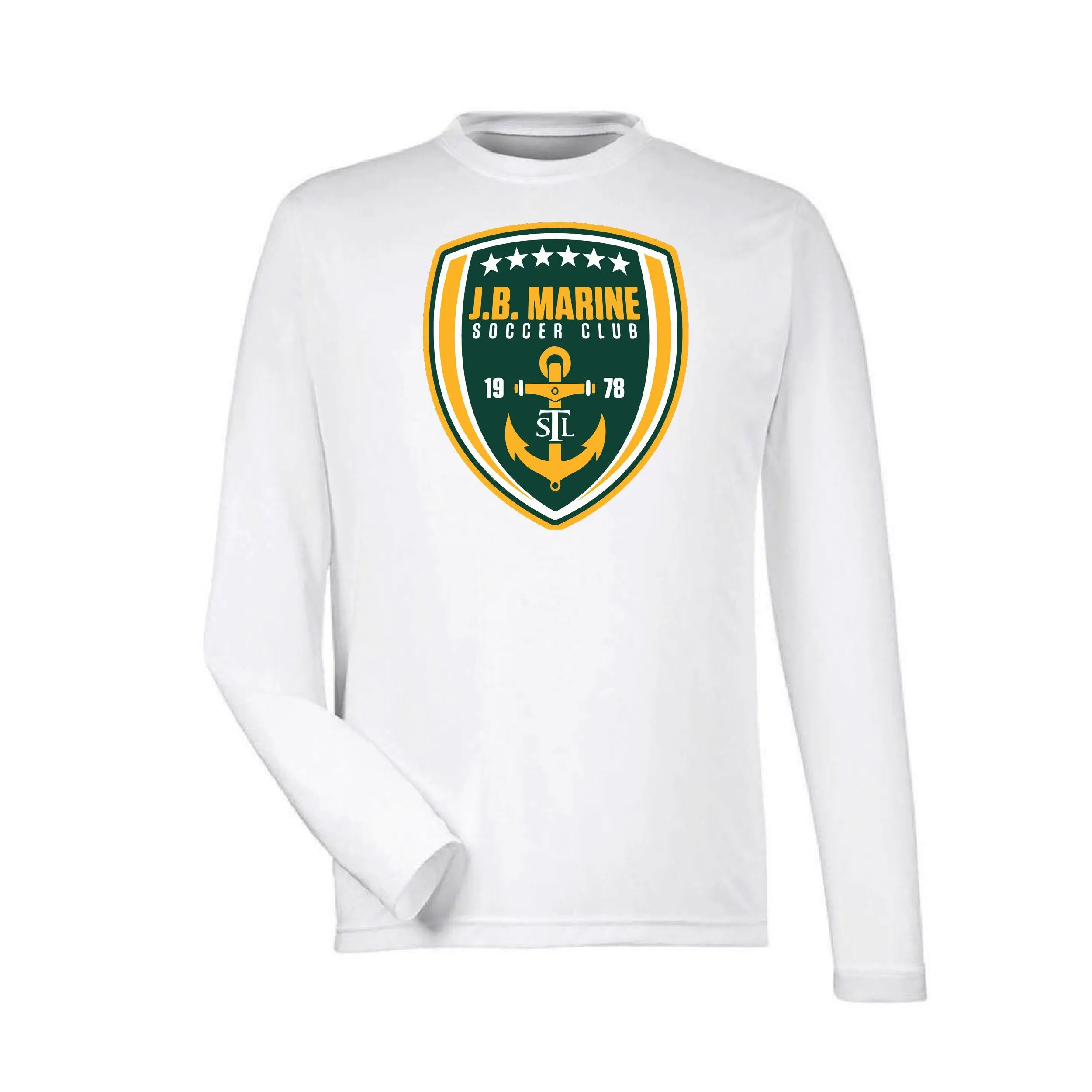 Team 365 Zone Performance Long Sleeve Shirts St. Louis Club Logo