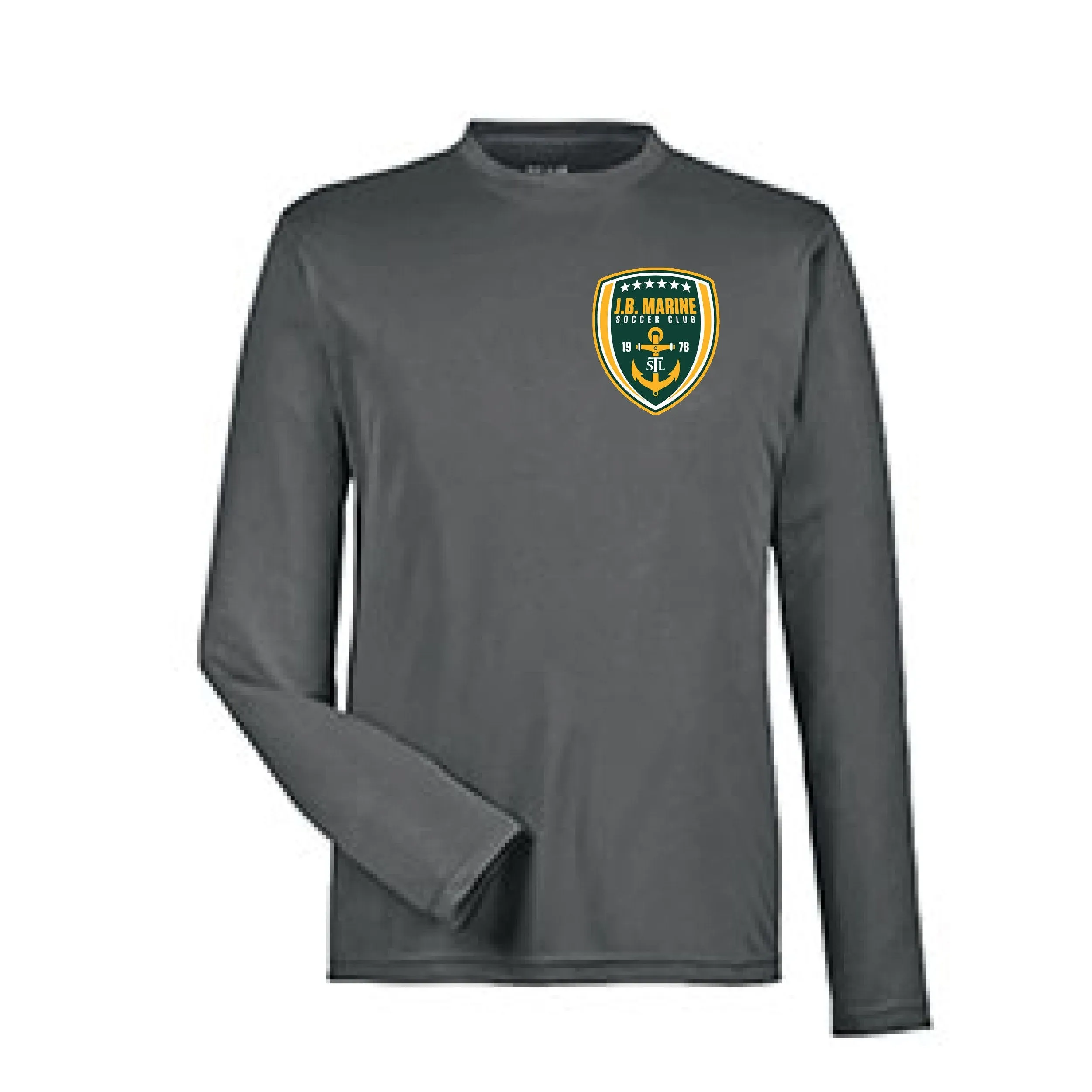 Team 365 Zone Performance Long Sleeve Shirts St. Louis Club Logo
