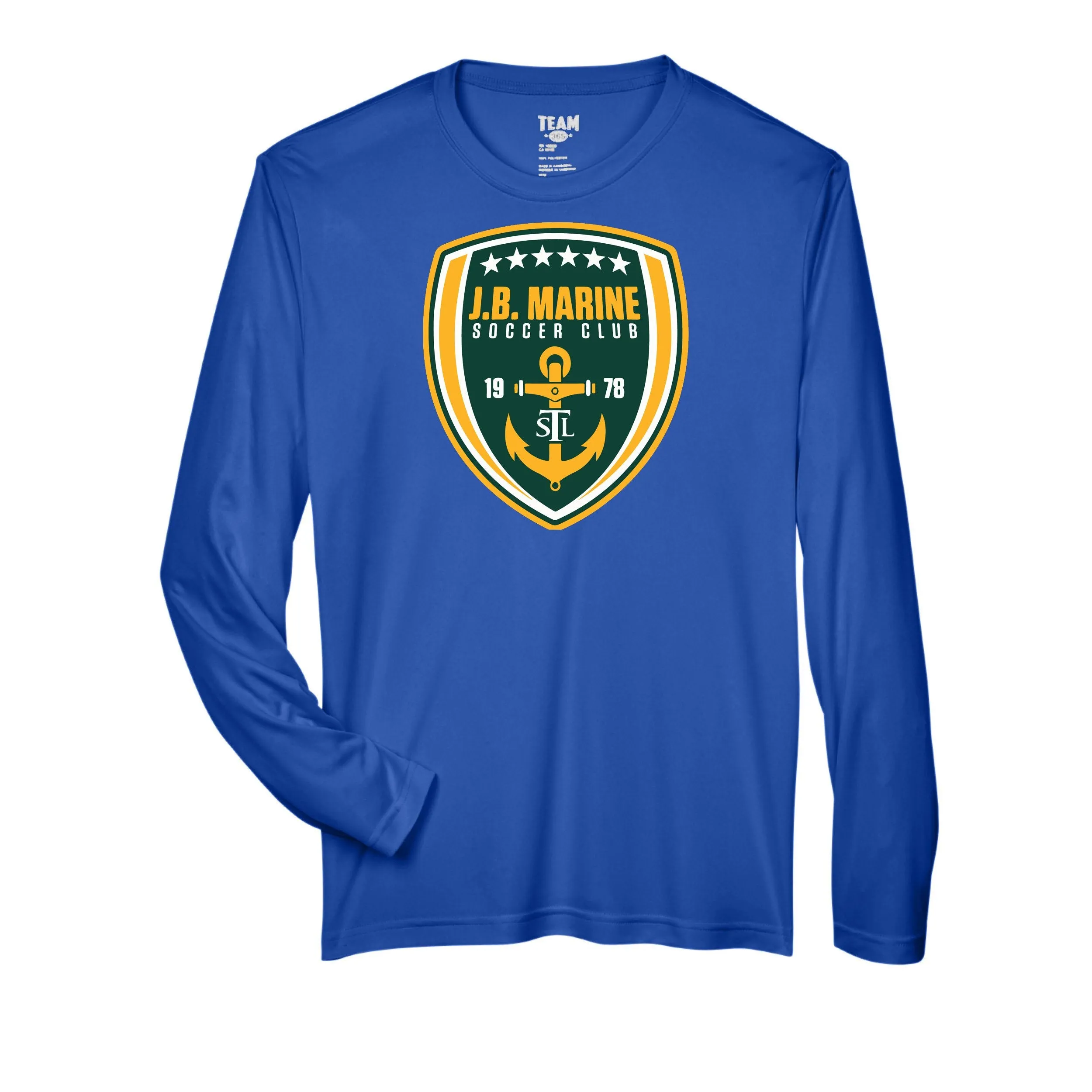 Team 365 Zone Performance Long Sleeve Shirts St. Louis Club Logo