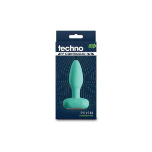 Techno - Prism Vibrating Anal Plug - Teal
