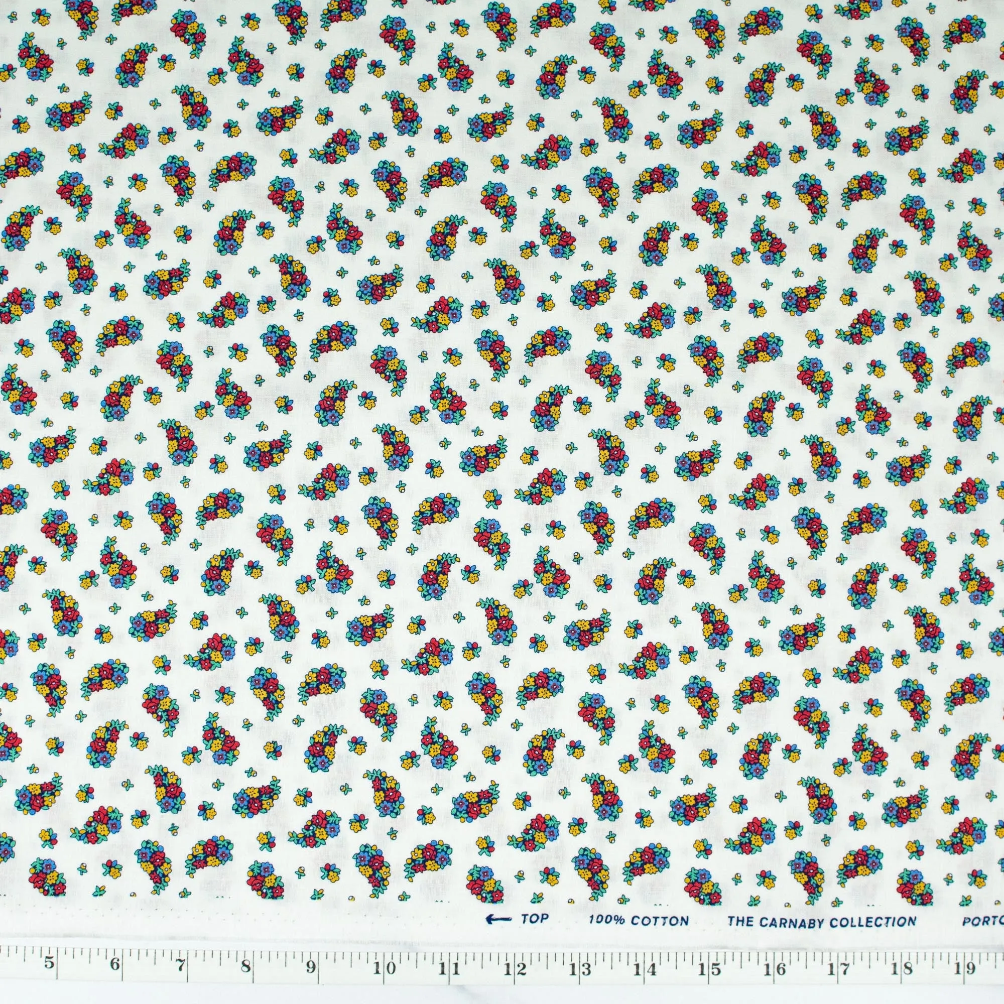 The Carnaby Collection by Liberty Fabrics - Bohemian Brights Portobello Paisley D