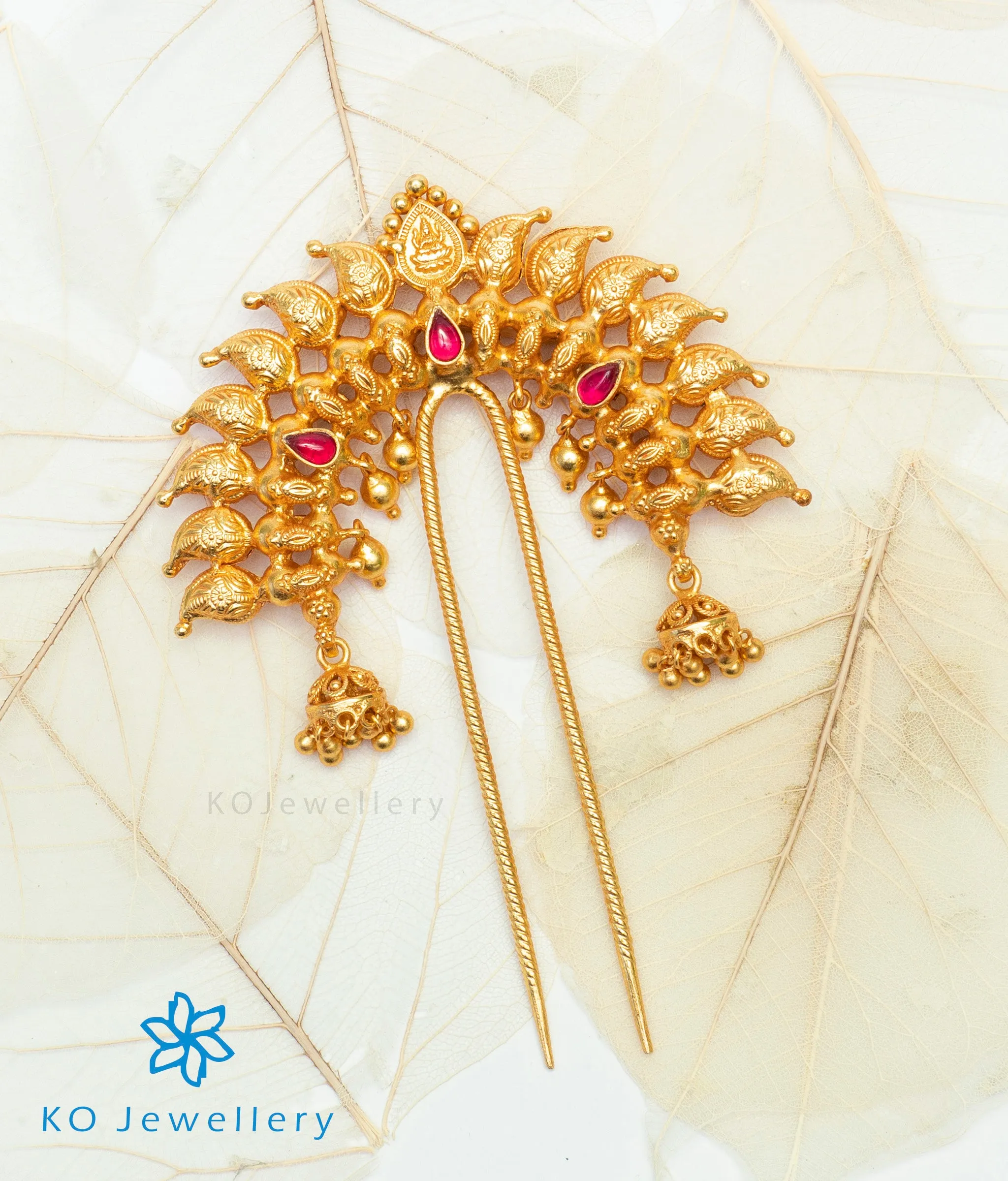 The Madhurya Silver Bridal Hair Pin