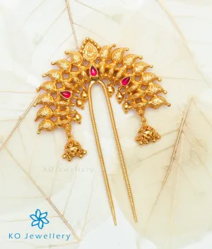 The Madhurya Silver Bridal Hair Pin