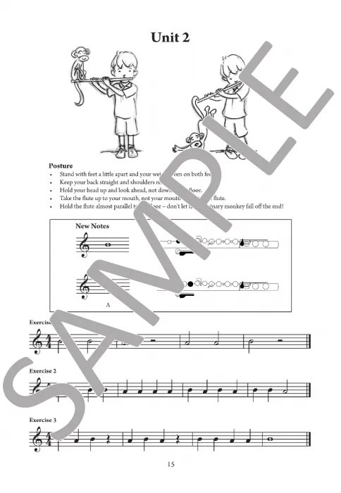 The Young Flute Player Book 1 by Karen North