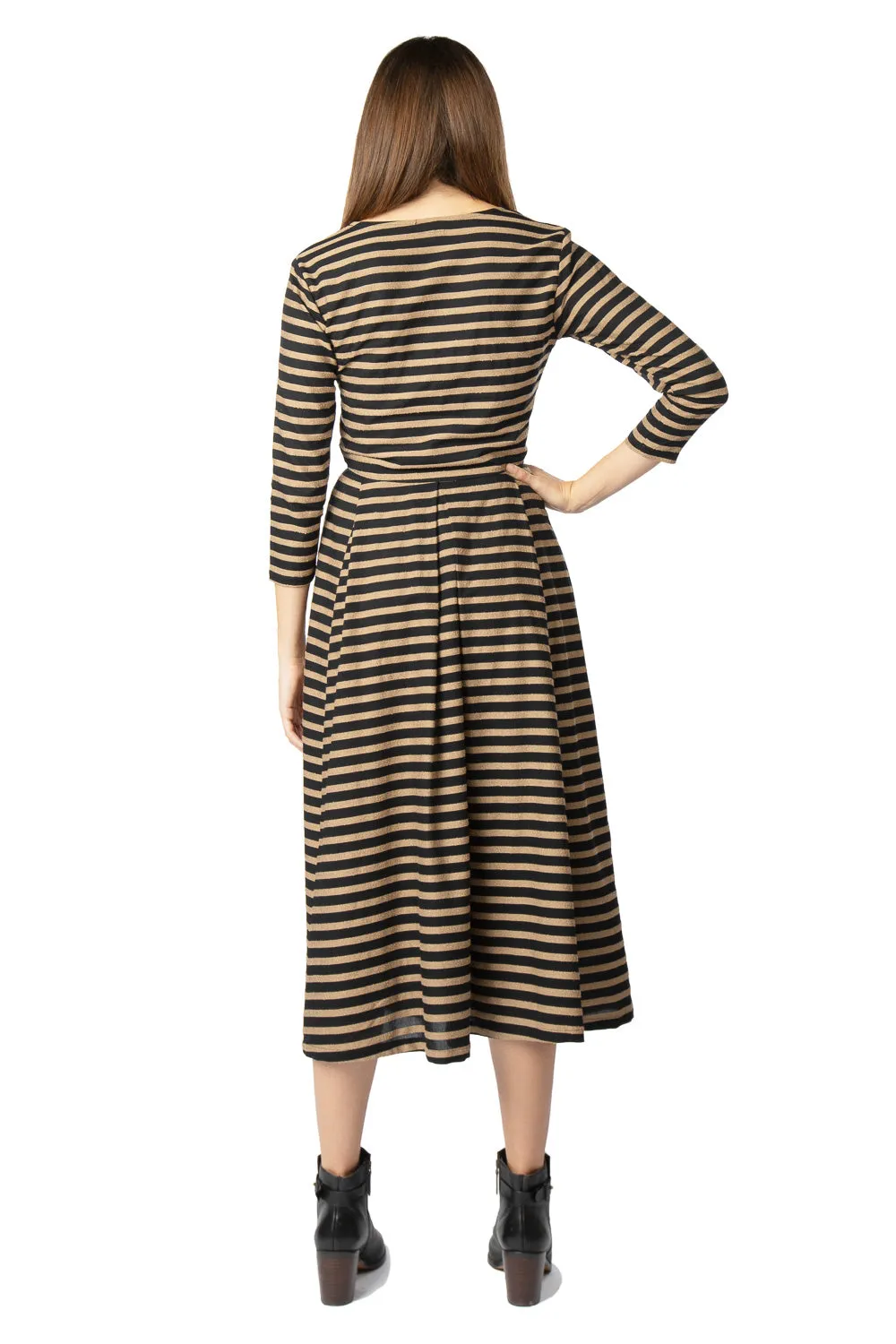Tie Top in Black Stripe