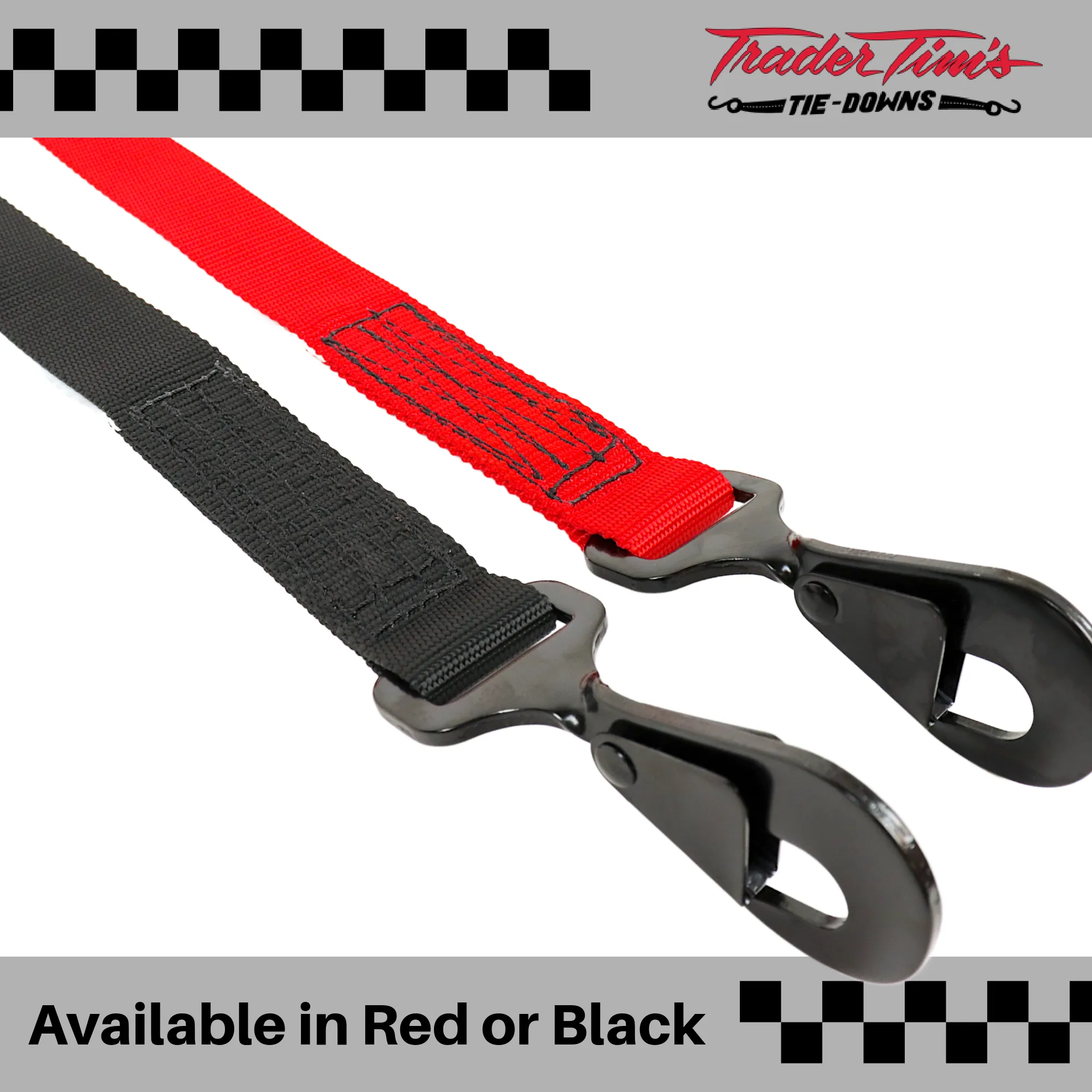 Tire Bonnet Kit - 9 Piece UTV 1.5" Adjustable - Red or Black