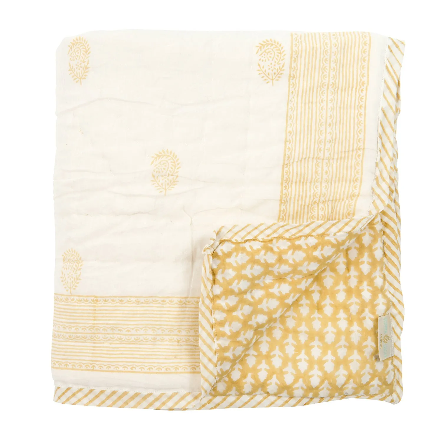 Torna Paisley Reversible Baby Quilt