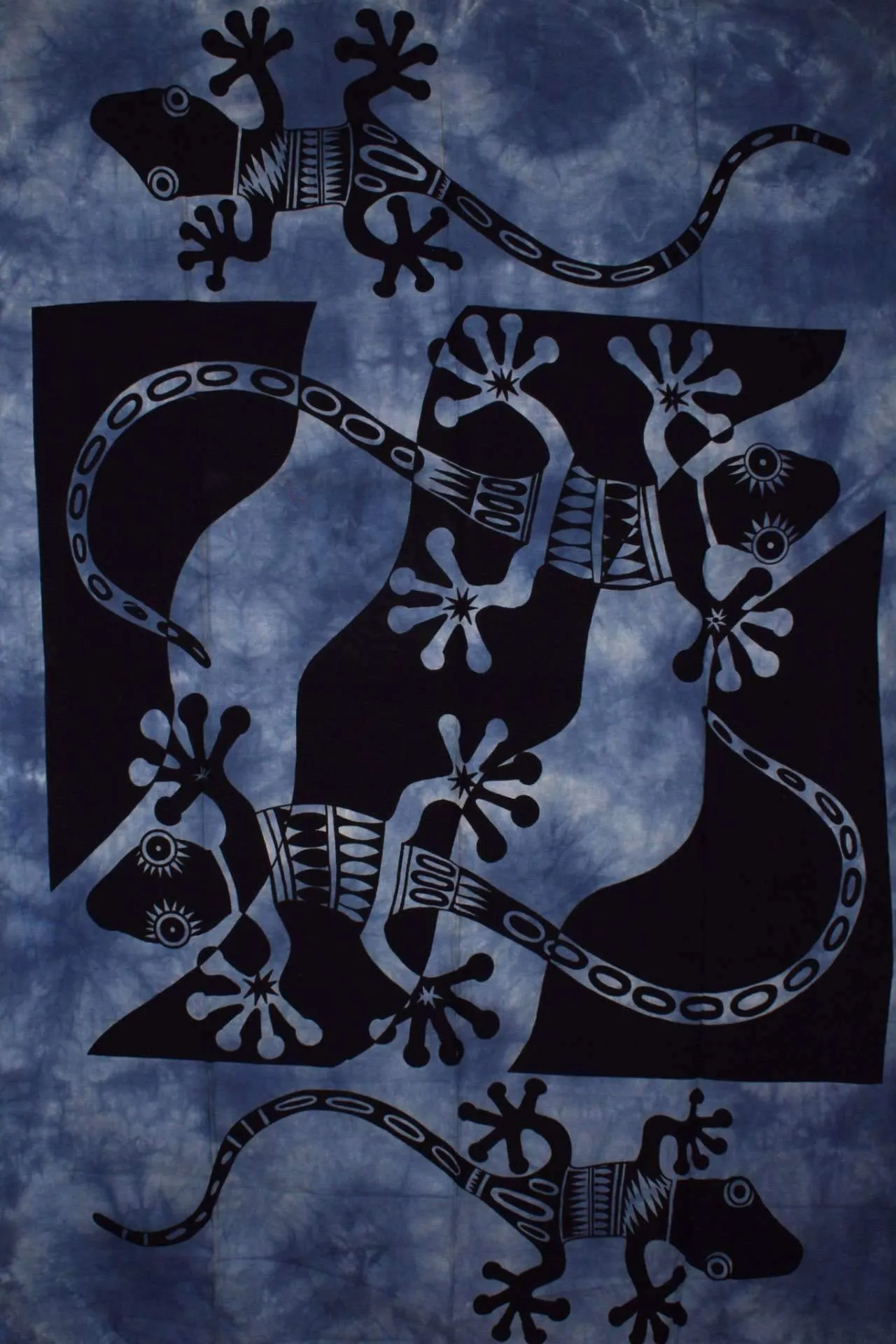 Tribal Salamander Tapestry