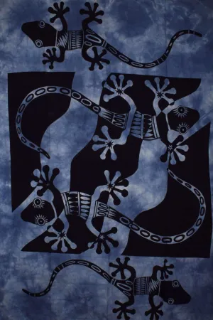 Tribal Salamander Tapestry